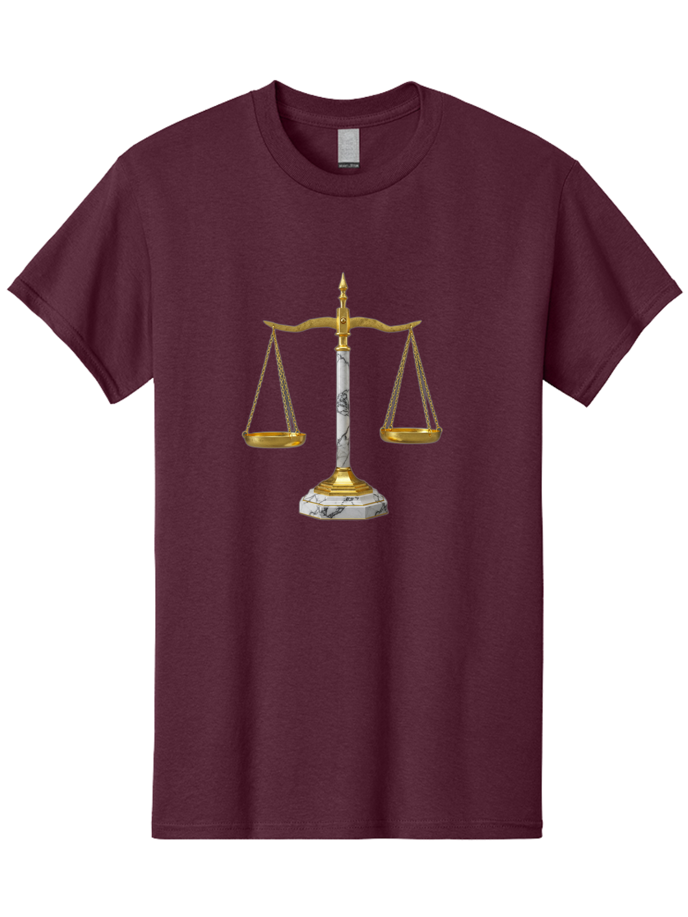 Scales-Of-Justice-1 Men'S Graphic Tee, 100% Cotton, Comfortable Casual Summer Wear, Machine Washable, Vintage Camera, Old Camera, Antique Camera, Black Camera, Classic Photography, Photography Equipment, Nostalgic Device, Film Camera, Bah070