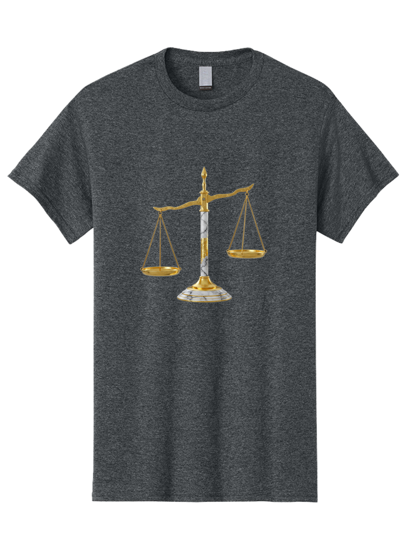 Scales-Of-Justice-2 Men'S Graphic Tee, 100% Cotton, Comfortable Casual Summer Wear, Machine Washable, Vintage Camera, Old Camera, Antique Camera, Black Camera, Classic Photography, Photography Equipment, Nostalgic Device, Film Camera, Bah071