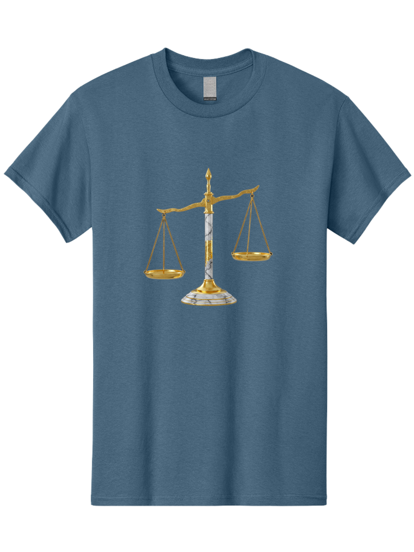 Scales-Of-Justice-2 Men'S Graphic Tee, 100% Cotton, Comfortable Casual Summer Wear, Machine Washable, Vintage Camera, Old Camera, Antique Camera, Black Camera, Classic Photography, Photography Equipment, Nostalgic Device, Film Camera, Bah071