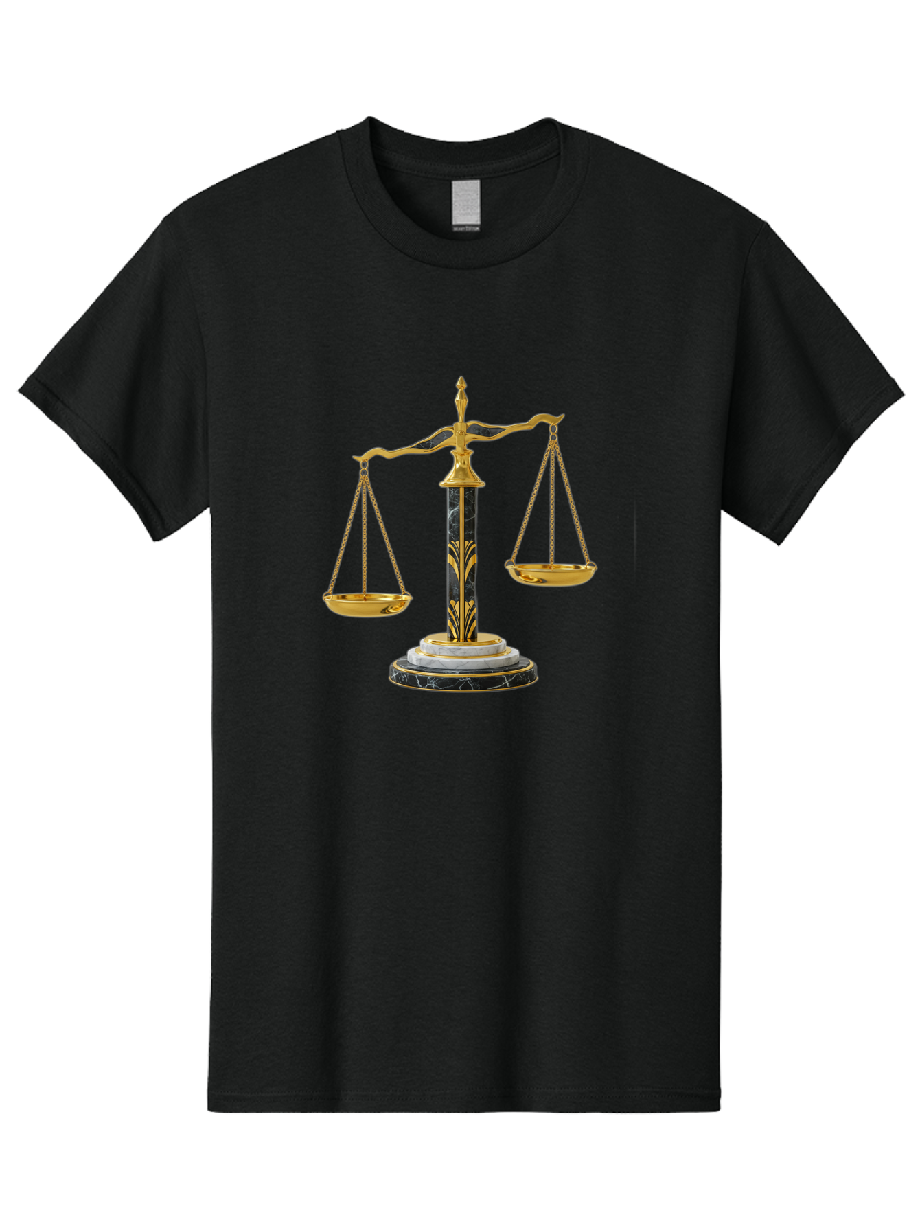 Scales-Of-Justice-3 Men'S Graphic Tee, 100% Cotton, Comfortable Casual Summer Wear, Machine Washable, Vintage Camera, Old Camera, Antique Camera, Black Camera, Classic Photography, Photography Equipment, Nostalgic Device, Film Camera, Bah072
