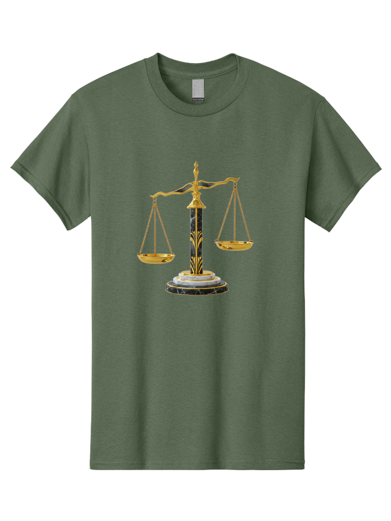 Scales-Of-Justice-3 Men'S Graphic Tee, 100% Cotton, Comfortable Casual Summer Wear, Machine Washable, Vintage Camera, Old Camera, Antique Camera, Black Camera, Classic Photography, Photography Equipment, Nostalgic Device, Film Camera, Bah072