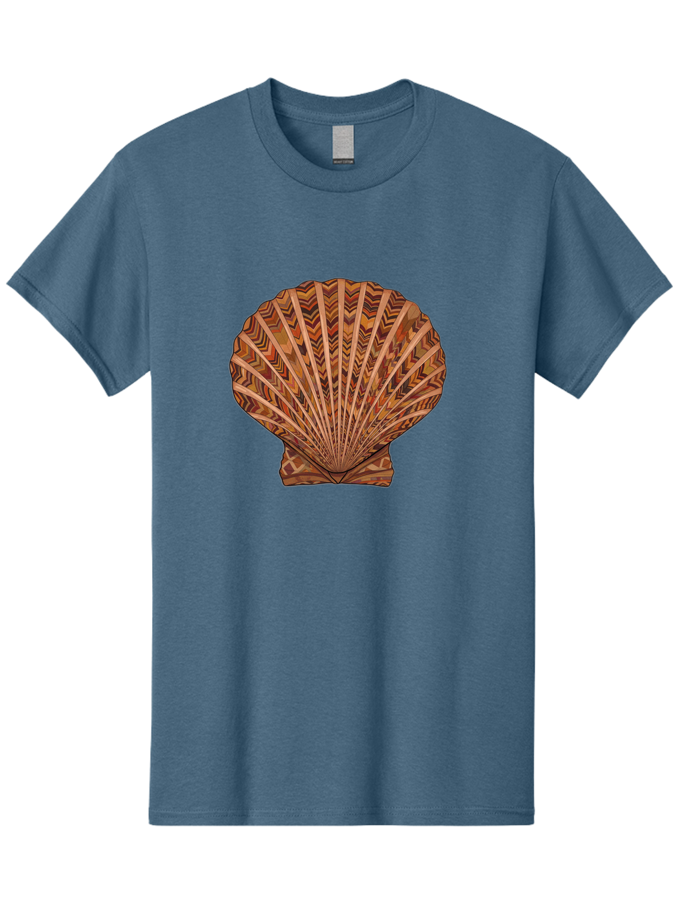 Scallop-Shell Men'S Graphic Tee, 100% Cotton, Comfortable Casual Summer Wear, Machine Washable, Vintage Camera, Old Camera, Antique Camera, Black Camera, Classic Photography, Photography Equipment, Nostalgic Device, Film Camera, Camera Art Bah074