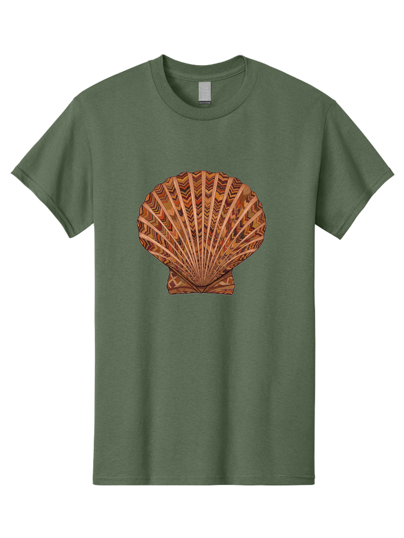 Scallop-Shell Men'S Graphic Tee, 100% Cotton, Comfortable Casual Summer Wear, Machine Washable, Vintage Camera, Old Camera, Antique Camera, Black Camera, Classic Photography, Photography Equipment, Nostalgic Device, Film Camera, Camera Art Bah074