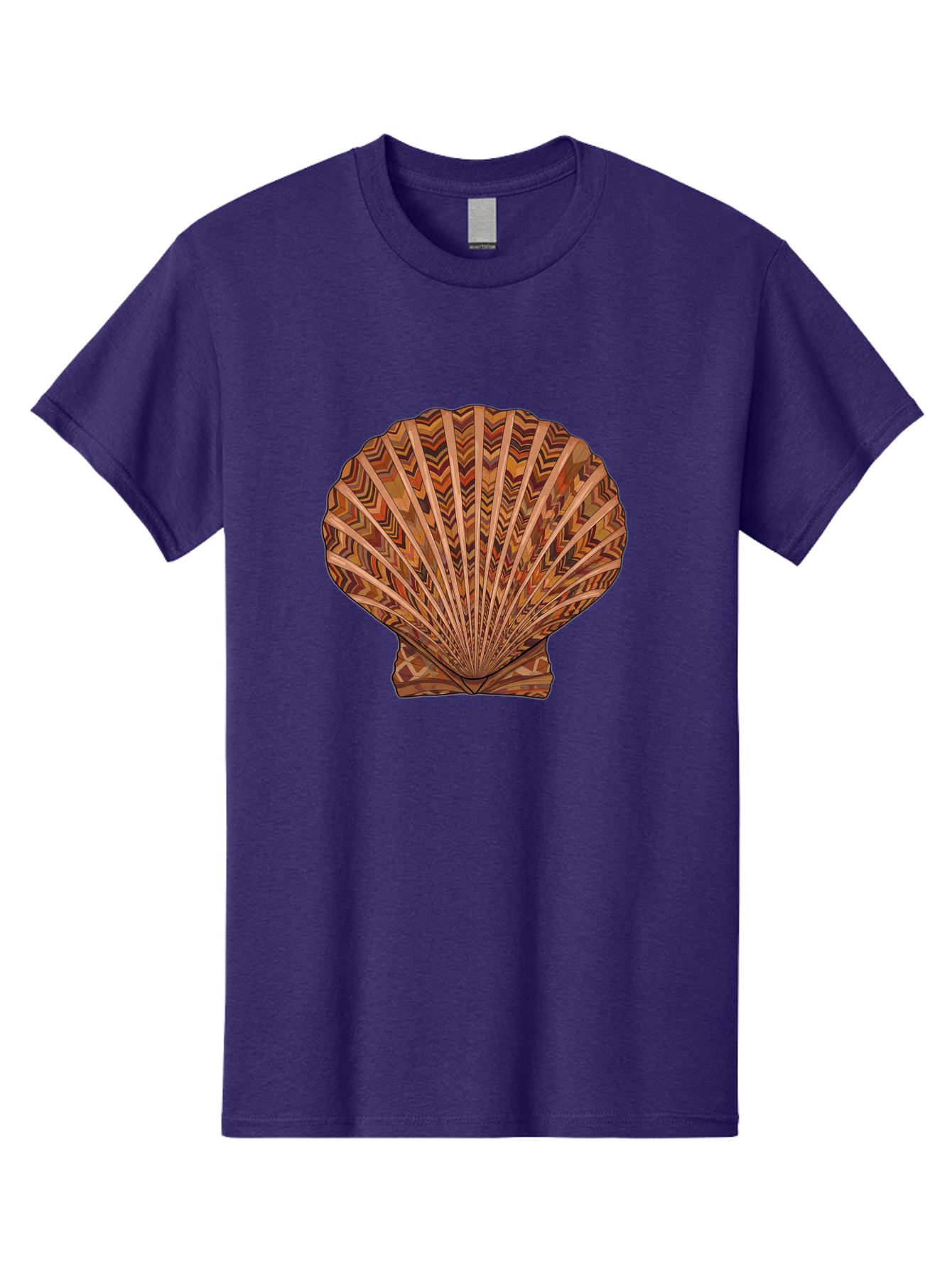 Scallop-Shell Men'S Graphic Tee, 100% Cotton, Comfortable Casual Summer Wear, Machine Washable, Vintage Camera, Old Camera, Antique Camera, Black Camera, Classic Photography, Photography Equipment, Nostalgic Device, Film Camera, Camera Art Bah074