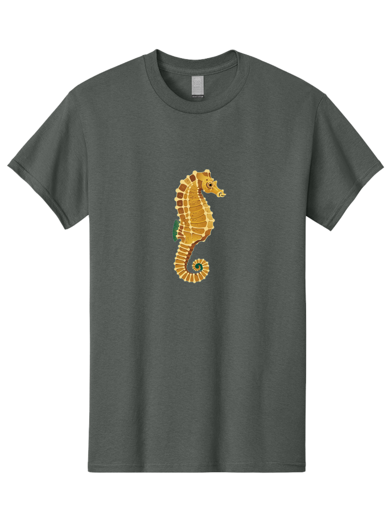 Seahorse Men'S Graphic Tee, 100% Cotton, Comfortable Casual Summer Wear, Machine Washable, Vintage Camera, Old Camera, Antique Camera, Black Camera, Classic Photography, Photography Equipment, Nostalgic Device, Film Camera, Camera Art Bah081