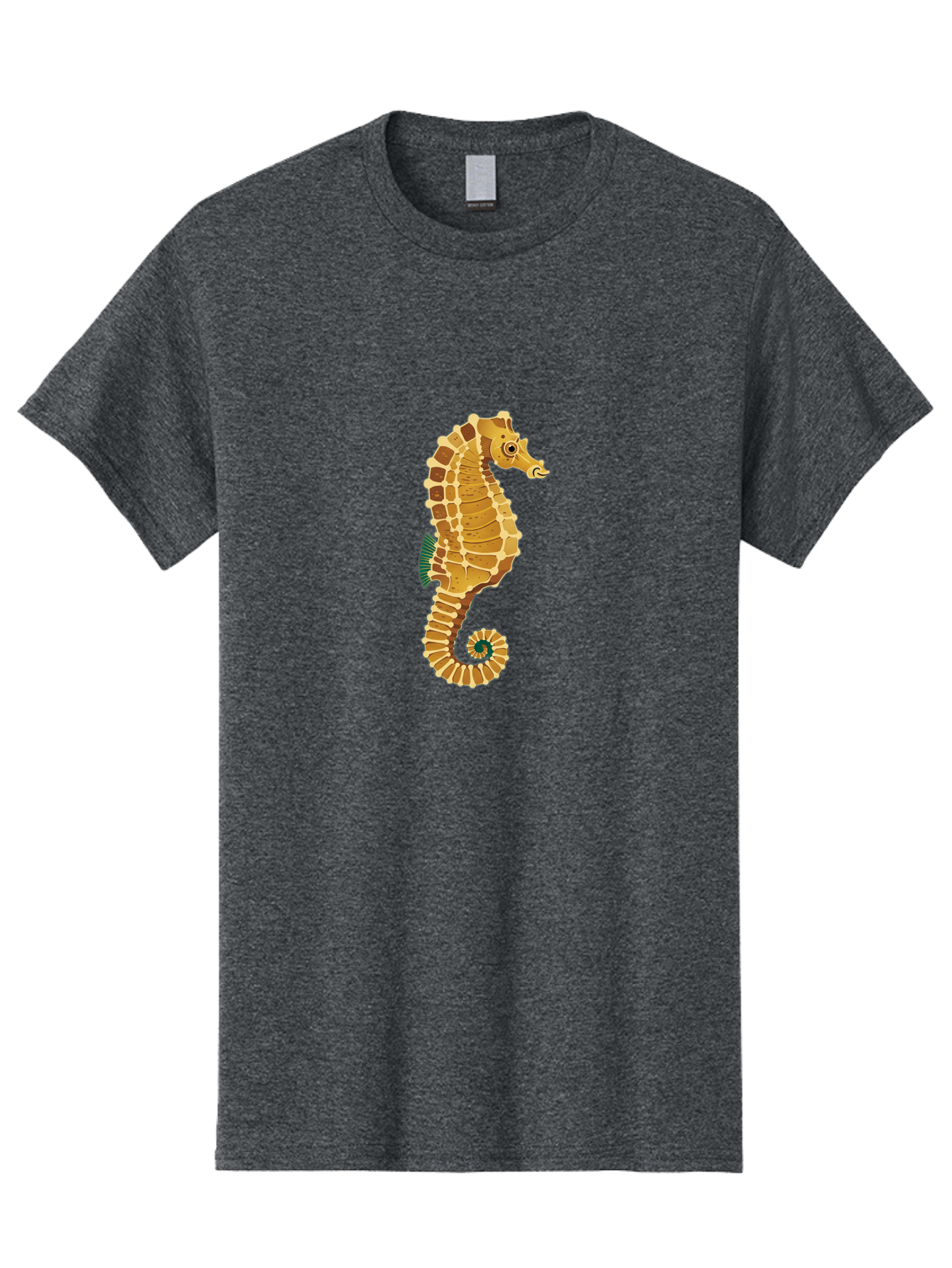 Seahorse Men'S Graphic Tee, 100% Cotton, Comfortable Casual Summer Wear, Machine Washable, Vintage Camera, Old Camera, Antique Camera, Black Camera, Classic Photography, Photography Equipment, Nostalgic Device, Film Camera, Camera Art Bah081