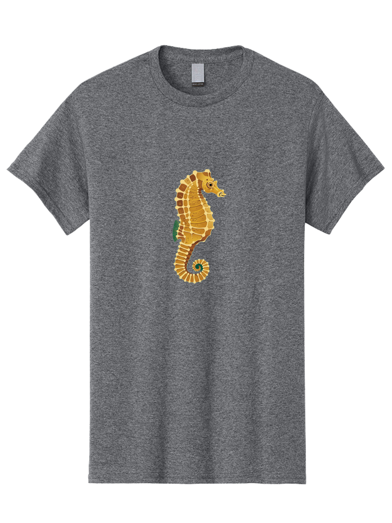Seahorse Men'S Graphic Tee, 100% Cotton, Comfortable Casual Summer Wear, Machine Washable, Vintage Camera, Old Camera, Antique Camera, Black Camera, Classic Photography, Photography Equipment, Nostalgic Device, Film Camera, Camera Art Bah081