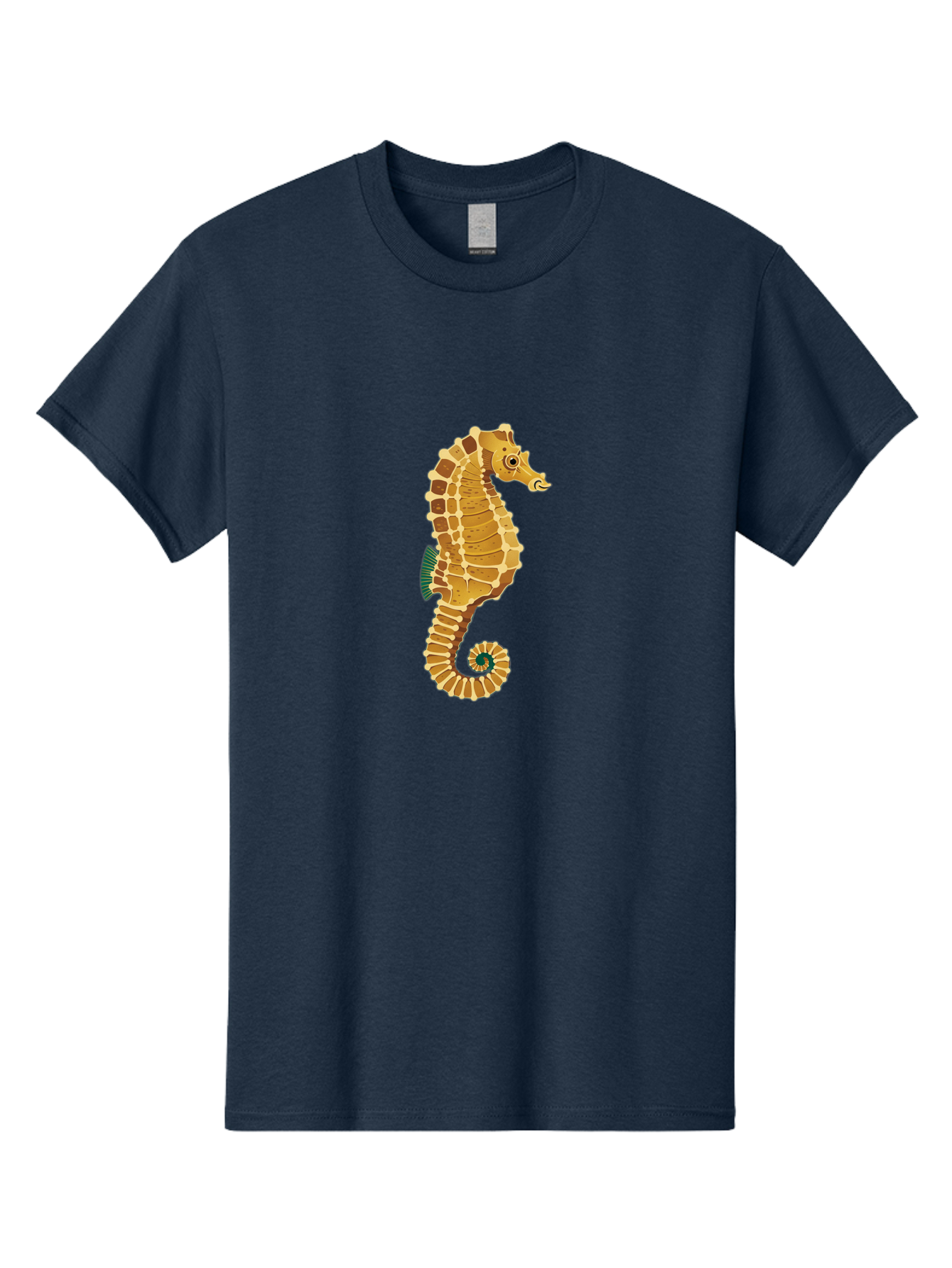Seahorse Men'S Graphic Tee, 100% Cotton, Comfortable Casual Summer Wear, Machine Washable, Vintage Camera, Old Camera, Antique Camera, Black Camera, Classic Photography, Photography Equipment, Nostalgic Device, Film Camera, Camera Art Bah081