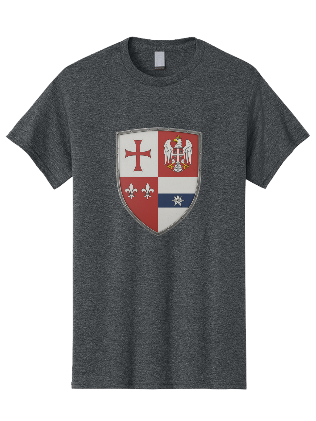 Shield-Coat-Of-Arms Men'S Graphic Tee, 100% Cotton, Comfortable Casual Summer Wear, Machine Washable, Vintage Camera, Old Camera, Antique Camera, Black Camera, Classic Photography, Photography Equipment, Nostalgic Device, Film Camera, Bah095