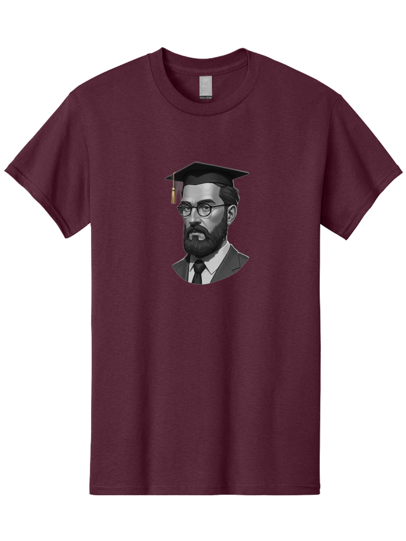 Sigmund-Freud-Graduate Men'S Graphic Tee, 100% Cotton, Comfortable Casual Summer Wear, Machine Washable, Vintage Camera, Old Camera, Antique Camera, Black Camera, Classic Photography, Photography Equipment, Nostalgic Device, Film Camera, Bah105