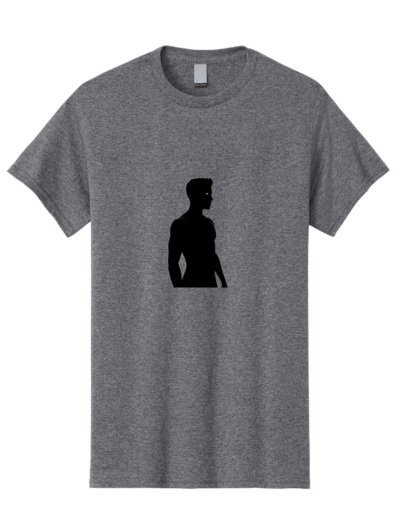 Silhouette-Male-Figure Men'S Graphic Tee, 100% Cotton, Comfortable Casual Summer Wear, Machine Washable, Vintage Camera, Old Camera, Antique Camera, Black Camera, Classic Photography, Photography Equipment, Nostalgic Device, Film Camera, Bah106