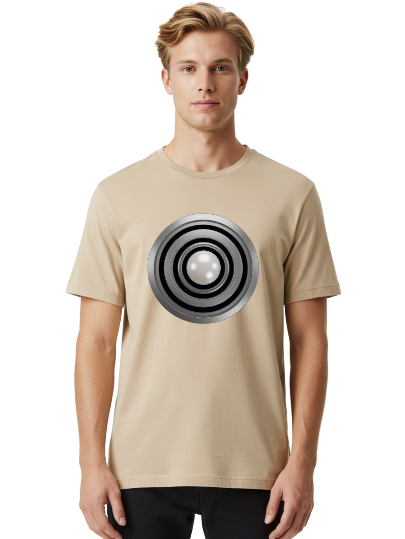 Silver-Ball-Bearing Men'S Graphic Tee, 100% Cotton, Comfortable Casual Summer Wear, Machine Washable, Vintage Camera, Old Camera, Antique Camera, Black Camera, Classic Photography, Photography Equipment, Nostalgic Device, Film Camera, Bah107