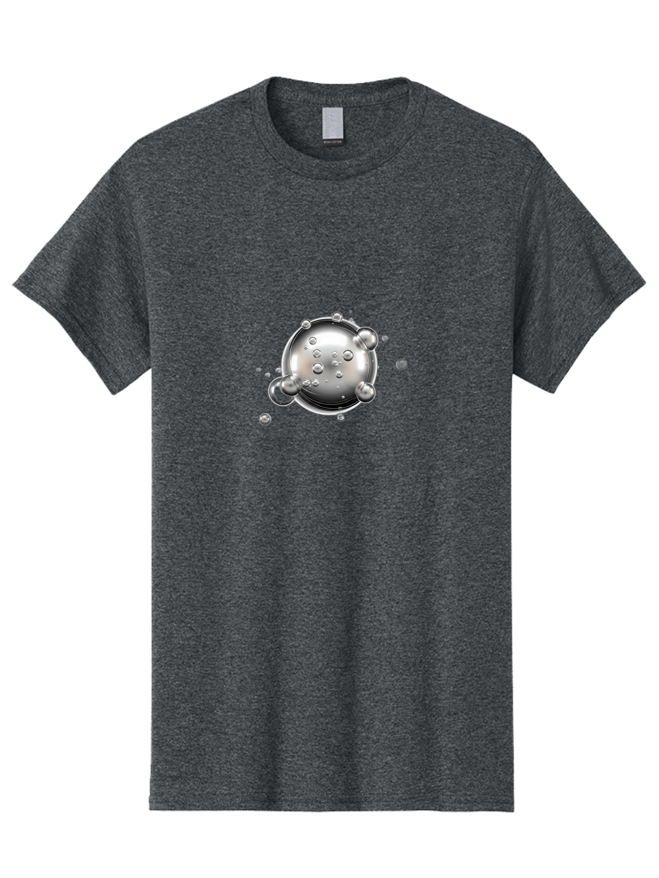 Silver-Bubbles Men'S Graphic Tee, 100% Cotton, Comfortable Casual Summer Wear, Machine Washable, Vintage Camera, Old Camera, Antique Camera, Black Camera, Classic Photography, Photography Equipment, Nostalgic Device, Film Camera, Camera Art Bah108