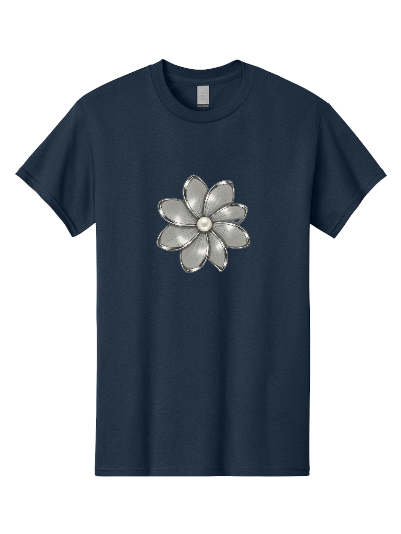 Silver-Flower Men'S Graphic Tee, 100% Cotton, Comfortable Casual Summer Wear, Machine Washable, Vintage Camera, Old Camera, Antique Camera, Black Camera, Classic Photography, Photography Equipment, Nostalgic Device, Film Camera, Camera Art Bah112