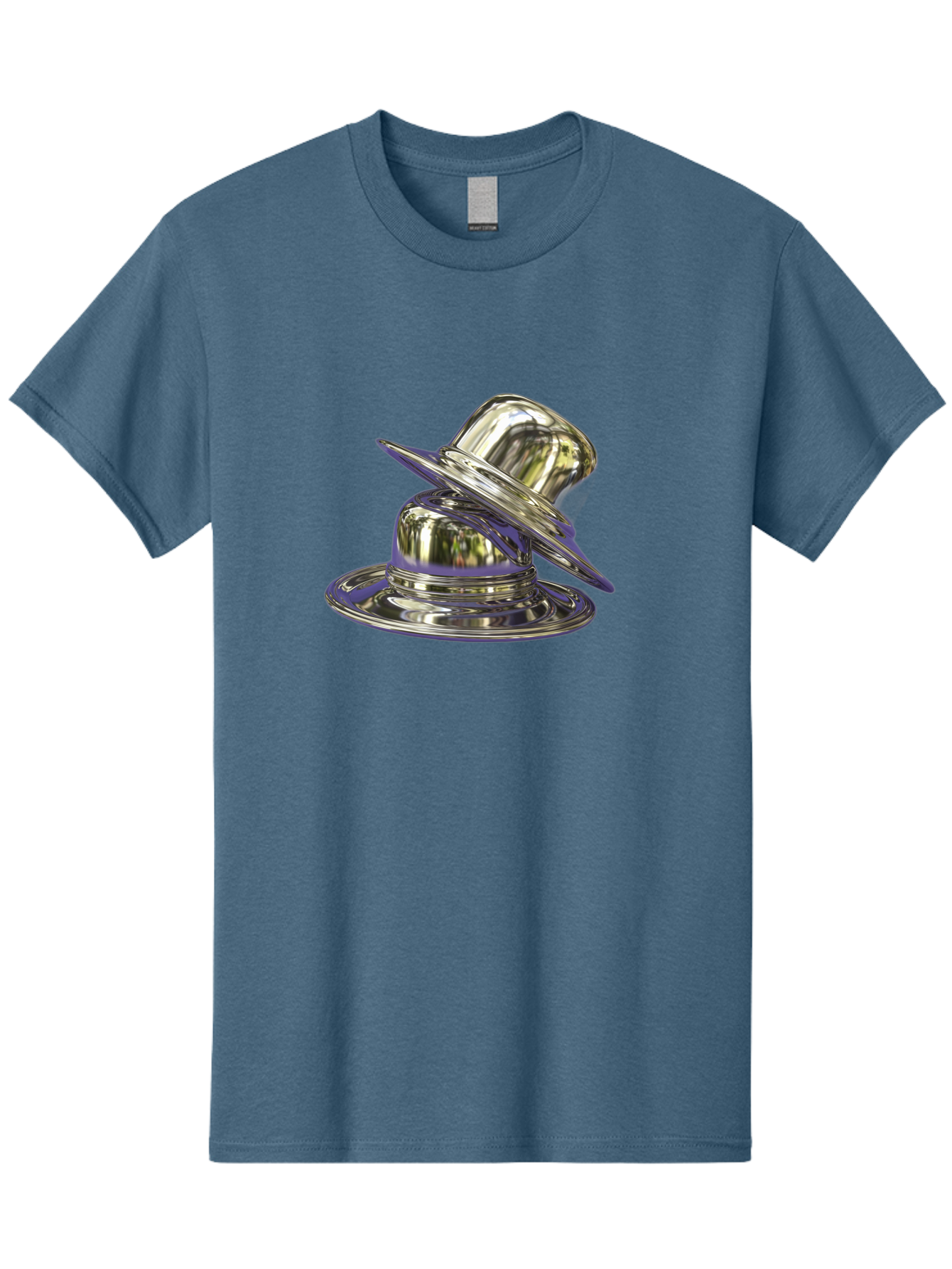 Silver-Plate-Hat Men'S Graphic Tee, 100% Cotton, Comfortable Casual Summer Wear, Machine Washable, Vintage Camera, Old Camera, Antique Camera, Black Camera, Classic Photography, Photography Equipment, Nostalgic Device, Film Camera, Camera Art Bah115