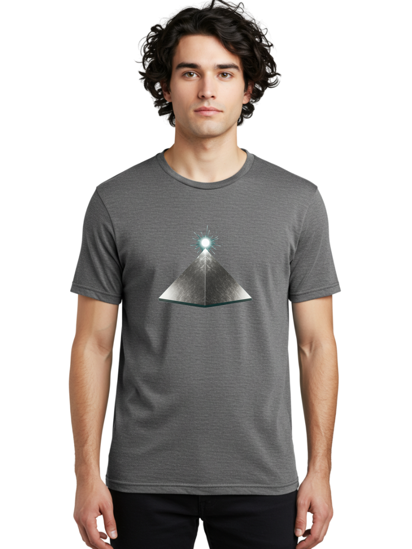 Silver-Pyramid Men'S Graphic Tee, 100% Cotton, Comfortable Casual Summer Wear, Machine Washable, Vintage Camera, Old Camera, Antique Camera, Black Camera, Classic Photography, Photography Equipment, Nostalgic Device, Film Camera, Camera Art Bah116