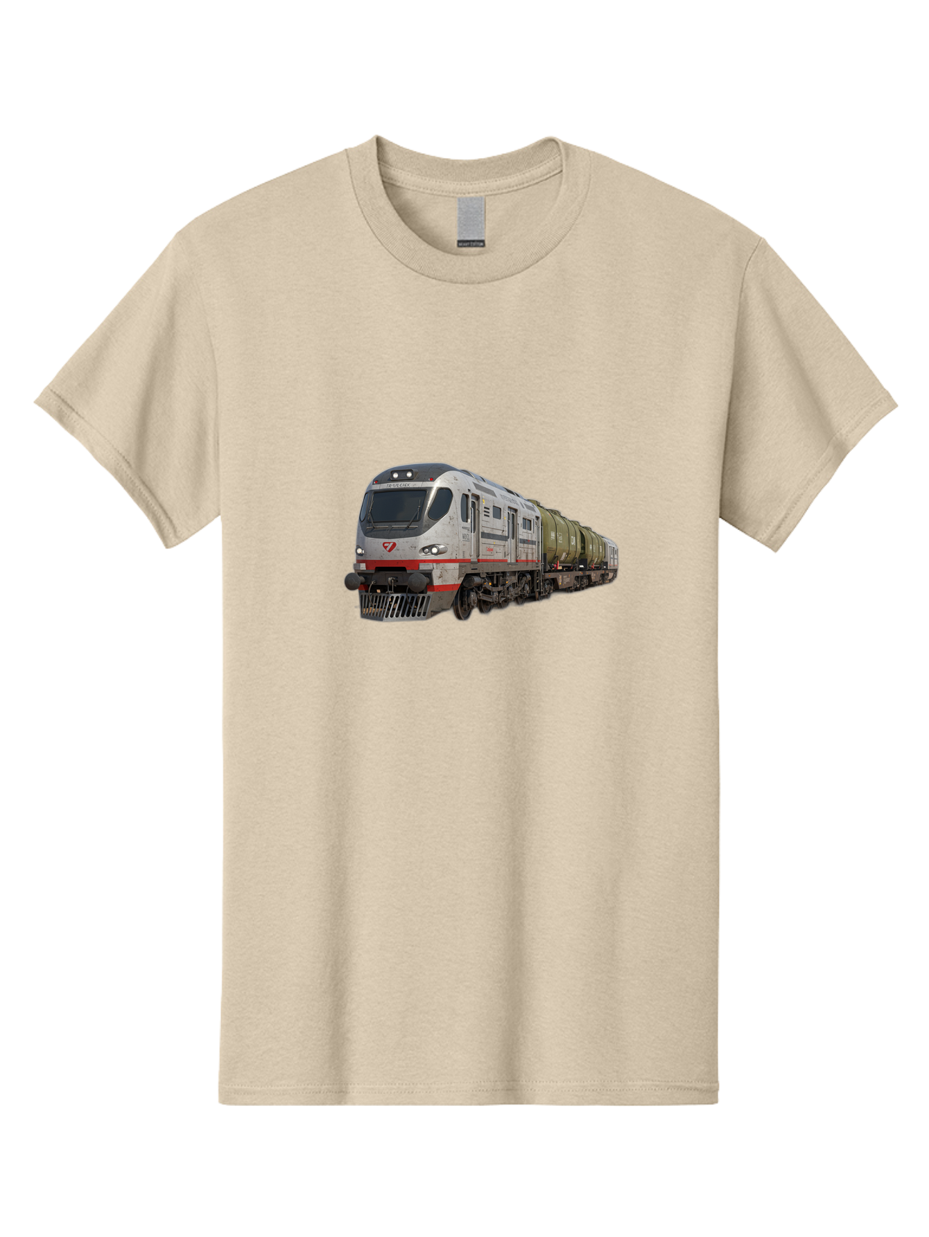 Silver-Train-With-Tank-Cars Men'S Graphic Tee, 100% Cotton, Comfortable Casual Summer Wear, Machine Washable, Vintage Camera, Old Camera, Antique Camera, Black Camera, Classic Photography, Photography Equipment, Nostalgic Device, Film Camera, Bah120