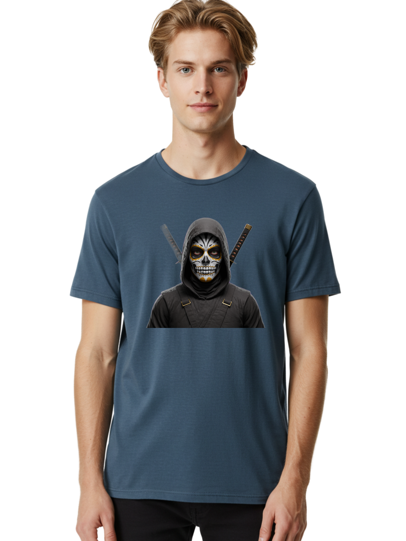 Skull-Ninja Men'S Graphic Tee, 100% Cotton, Comfortable Casual Summer Wear, Machine Washable, Vintage Camera, Old Camera, Antique Camera, Black Camera, Classic Photography, Photography Equipment, Nostalgic Device, Film Camera, Camera Art Bah123