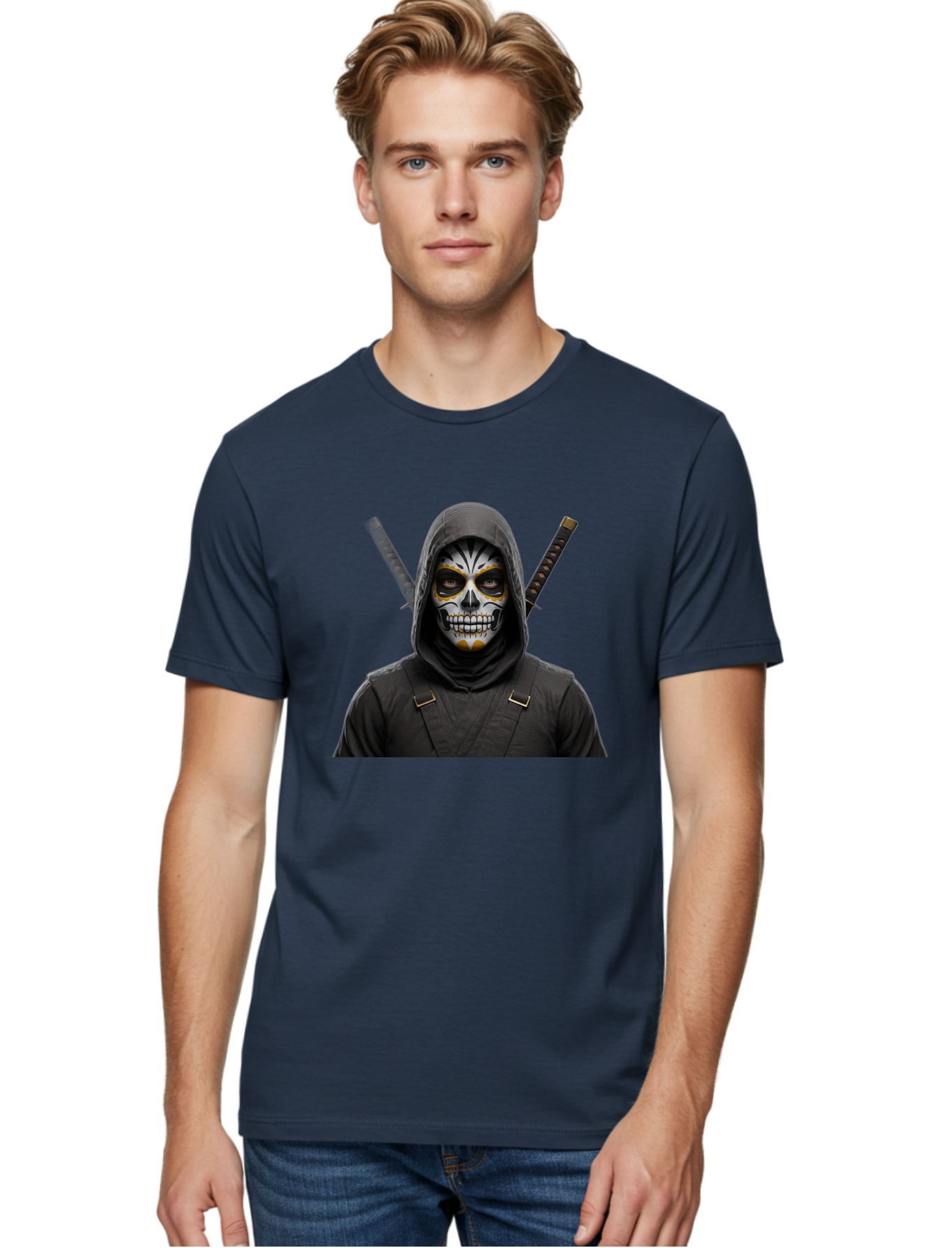 Skull-Ninja Men'S Graphic Tee, 100% Cotton, Comfortable Casual Summer Wear, Machine Washable, Vintage Camera, Old Camera, Antique Camera, Black Camera, Classic Photography, Photography Equipment, Nostalgic Device, Film Camera, Camera Art Bah123