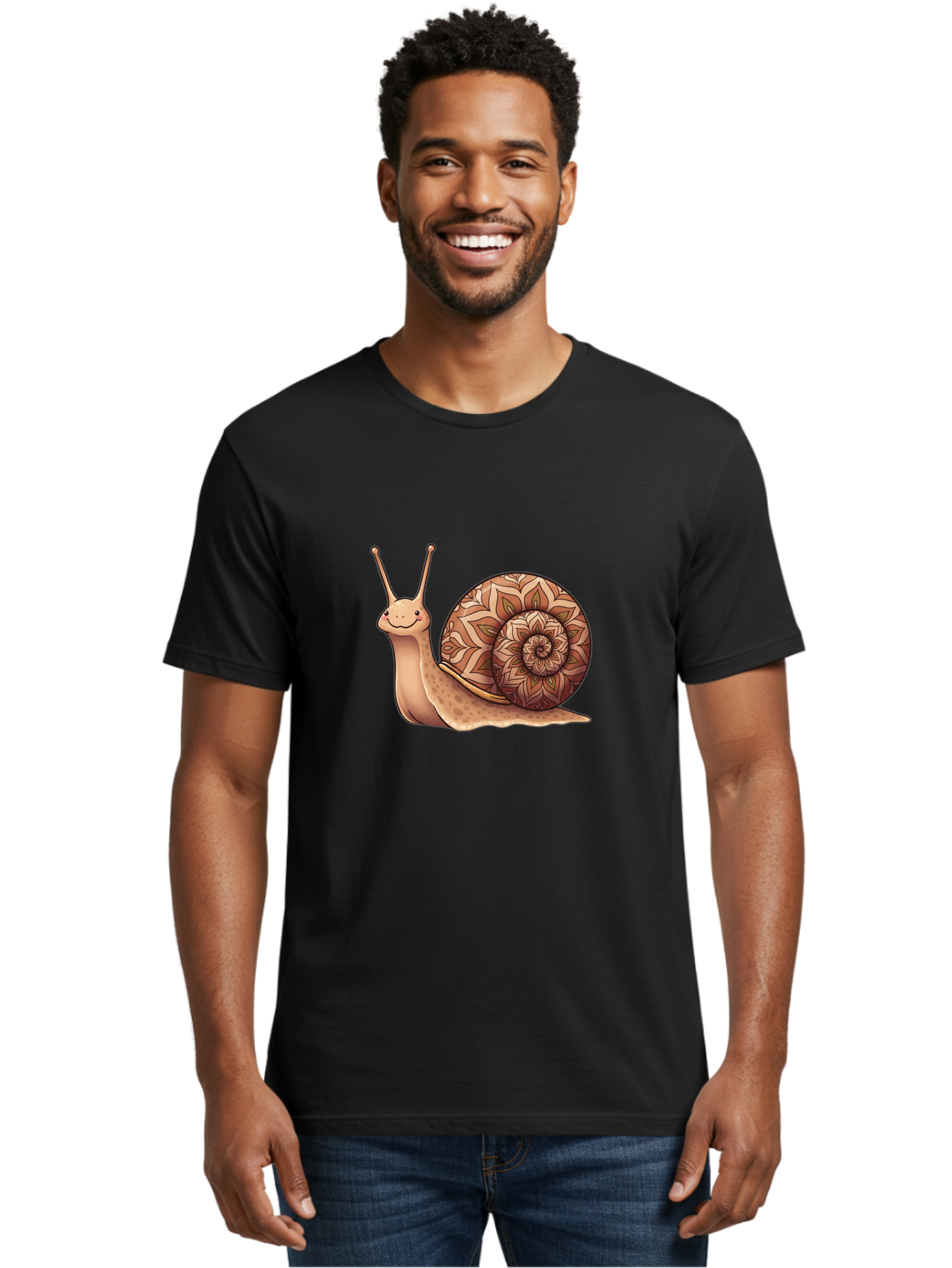 Snail-1 Men'S Graphic Tee, 100% Cotton, Comfortable Casual Summer Wear, Machine Washable, Vintage Camera, Old Camera, Antique Camera, Black Camera, Classic Photography, Photography Equipment, Nostalgic Device, Film Camera, Camera Art Bah131
