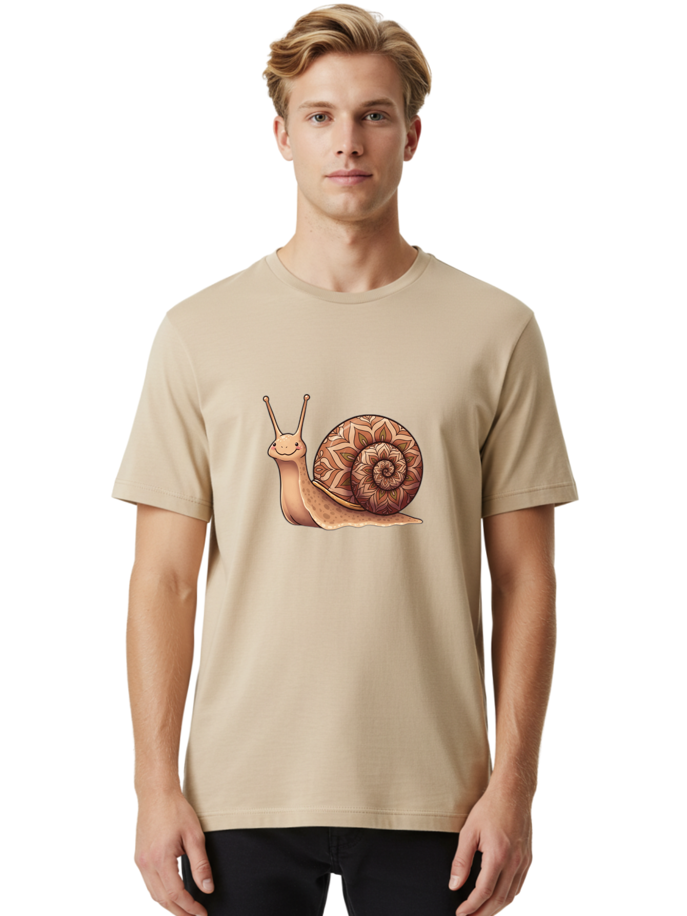 Snail-1 Men'S Graphic Tee, 100% Cotton, Comfortable Casual Summer Wear, Machine Washable, Vintage Camera, Old Camera, Antique Camera, Black Camera, Classic Photography, Photography Equipment, Nostalgic Device, Film Camera, Camera Art Bah131