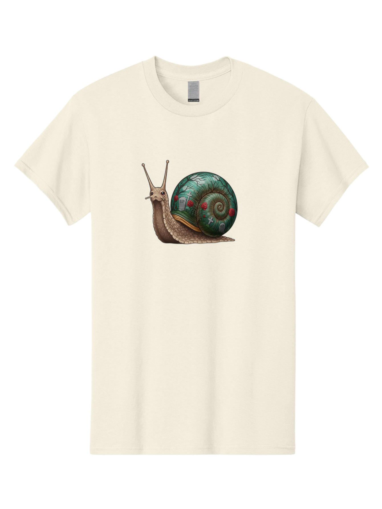 Snail-With-Cemetery-Shell Men'S Graphic Tee, 100% Cotton, Comfortable Casual Summer Wear, Machine Washable, Vintage Camera, Old Camera, Antique Camera, Black Camera, Classic Photography, Photography Equipment, Nostalgic Device, Film Camera, Bah134