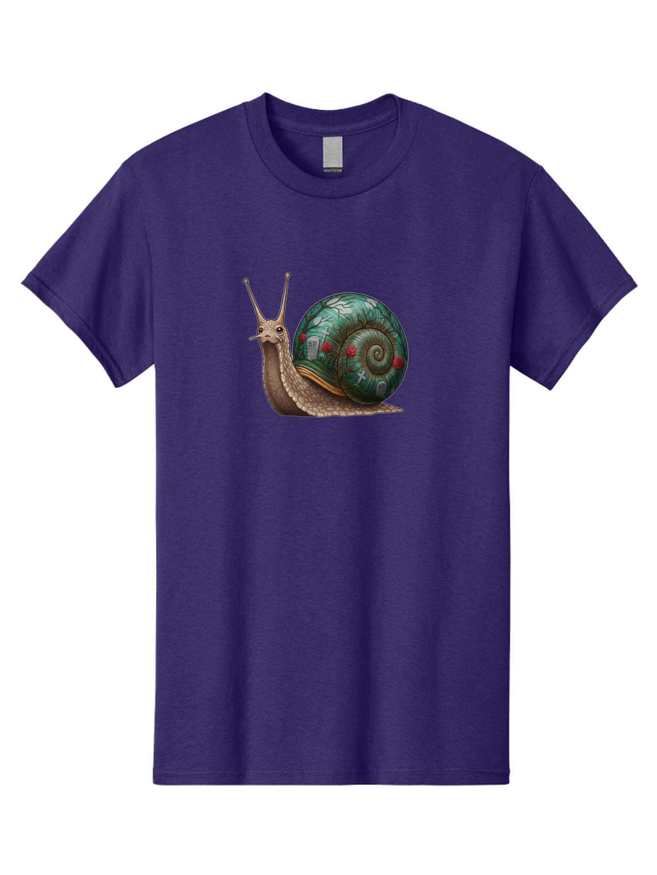 Snail-With-Cemetery-Shell Men'S Graphic Tee, 100% Cotton, Comfortable Casual Summer Wear, Machine Washable, Vintage Camera, Old Camera, Antique Camera, Black Camera, Classic Photography, Photography Equipment, Nostalgic Device, Film Camera, Bah134