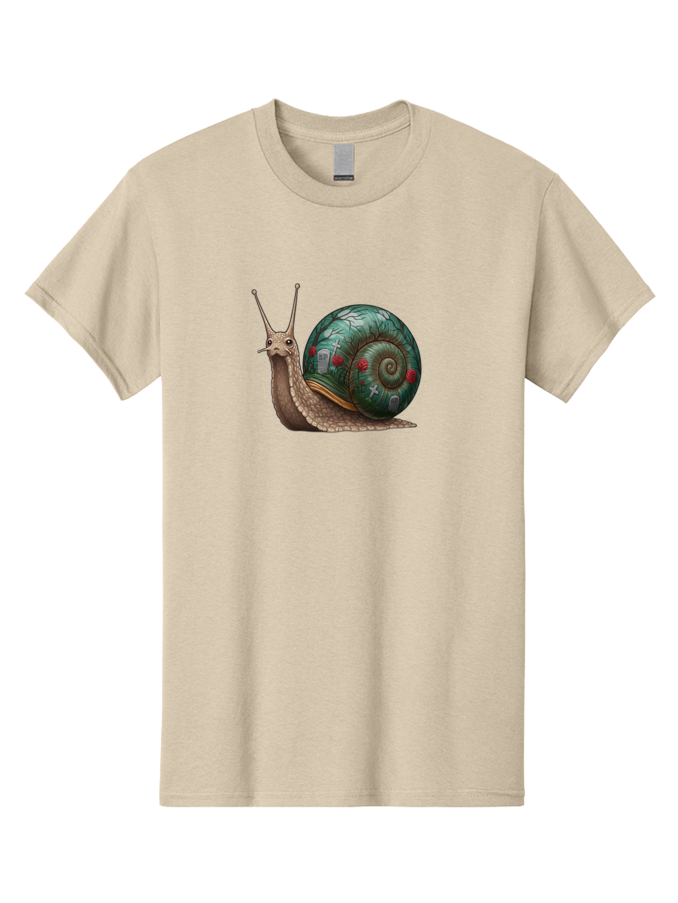Snail-With-Cemetery-Shell Men'S Graphic Tee, 100% Cotton, Comfortable Casual Summer Wear, Machine Washable, Vintage Camera, Old Camera, Antique Camera, Black Camera, Classic Photography, Photography Equipment, Nostalgic Device, Film Camera, Bah134