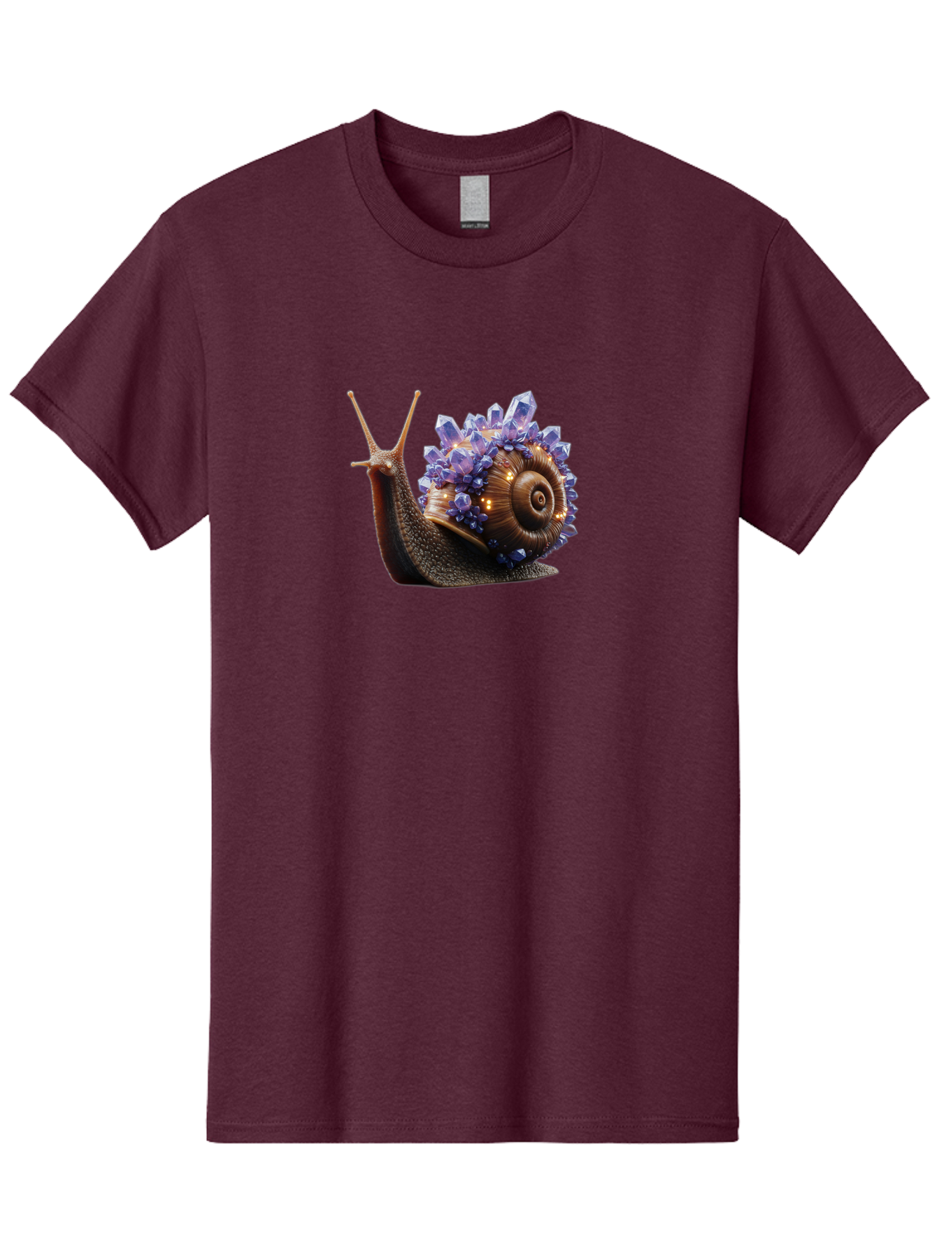 Snail-With-Crystals Men'S Graphic Tee, 100% Cotton, Comfortable Casual Summer Wear, Machine Washable, Vintage Camera, Old Camera, Antique Camera, Black Camera, Classic Photography, Photography Equipment, Nostalgic Device, Film Camera, Bah136