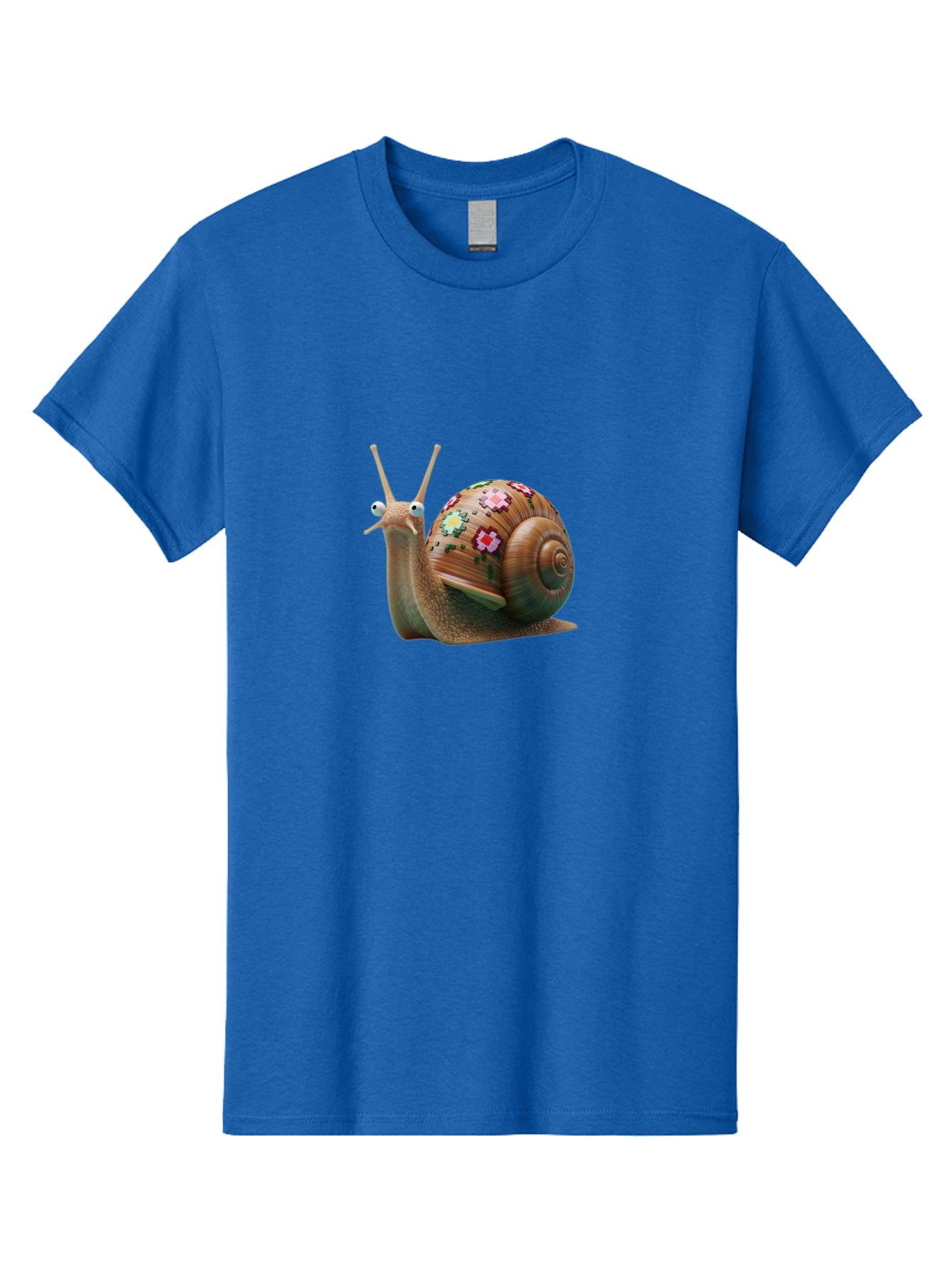 Snail-With-Flowers-7 Men'S Graphic Tee, 100% Cotton, Comfortable Casual Summer Wear, Machine Washable, Vintage Camera, Old Camera, Antique Camera, Black Camera, Classic Photography, Photography Equipment, Nostalgic Device, Film Camera, Bah145