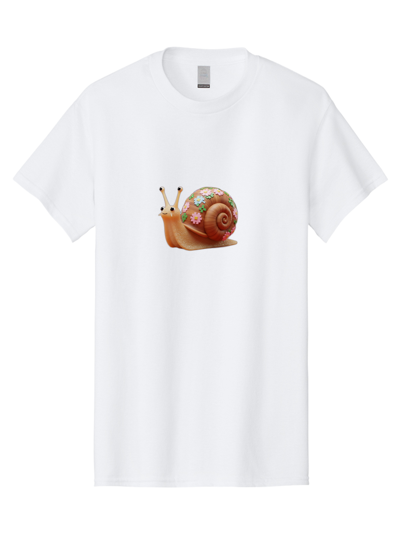 Snail-With-Flowers Men'S Graphic Tee, 100% Cotton, Comfortable Casual Summer Wear, Machine Washable, Vintage Camera, Old Camera, Antique Camera, Black Camera, Classic Photography, Photography Equipment, Nostalgic Device, Film Camera, Bah146