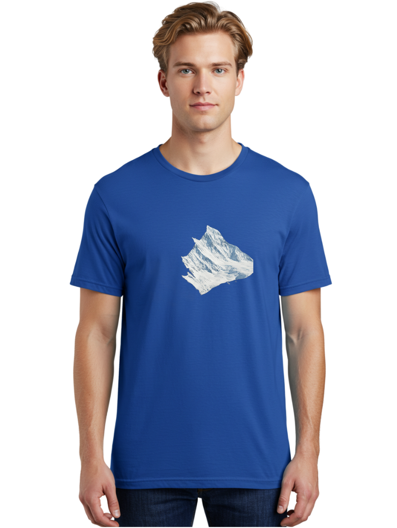 Snowy-Mountain-Peak Men'S Graphic Tee, 100% Cotton, Comfortable Casual Summer Wear, Machine Washable, Vintage Camera, Old Camera, Antique Camera, Black Camera, Classic Photography, Photography Equipment, Nostalgic Device, Film Camera, Bah153