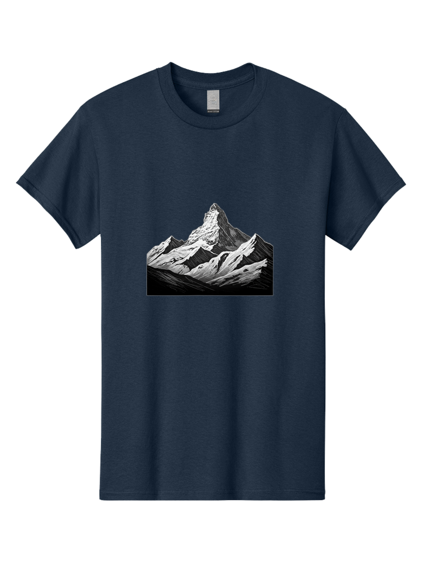 Snowy-Mountain Men'S Graphic Tee, 100% Cotton, Comfortable Casual Summer Wear, Machine Washable, Vintage Camera, Old Camera, Antique Camera, Black Camera, Classic Photography, Photography Equipment, Nostalgic Device, Film Camera, Camera Art Bah157
