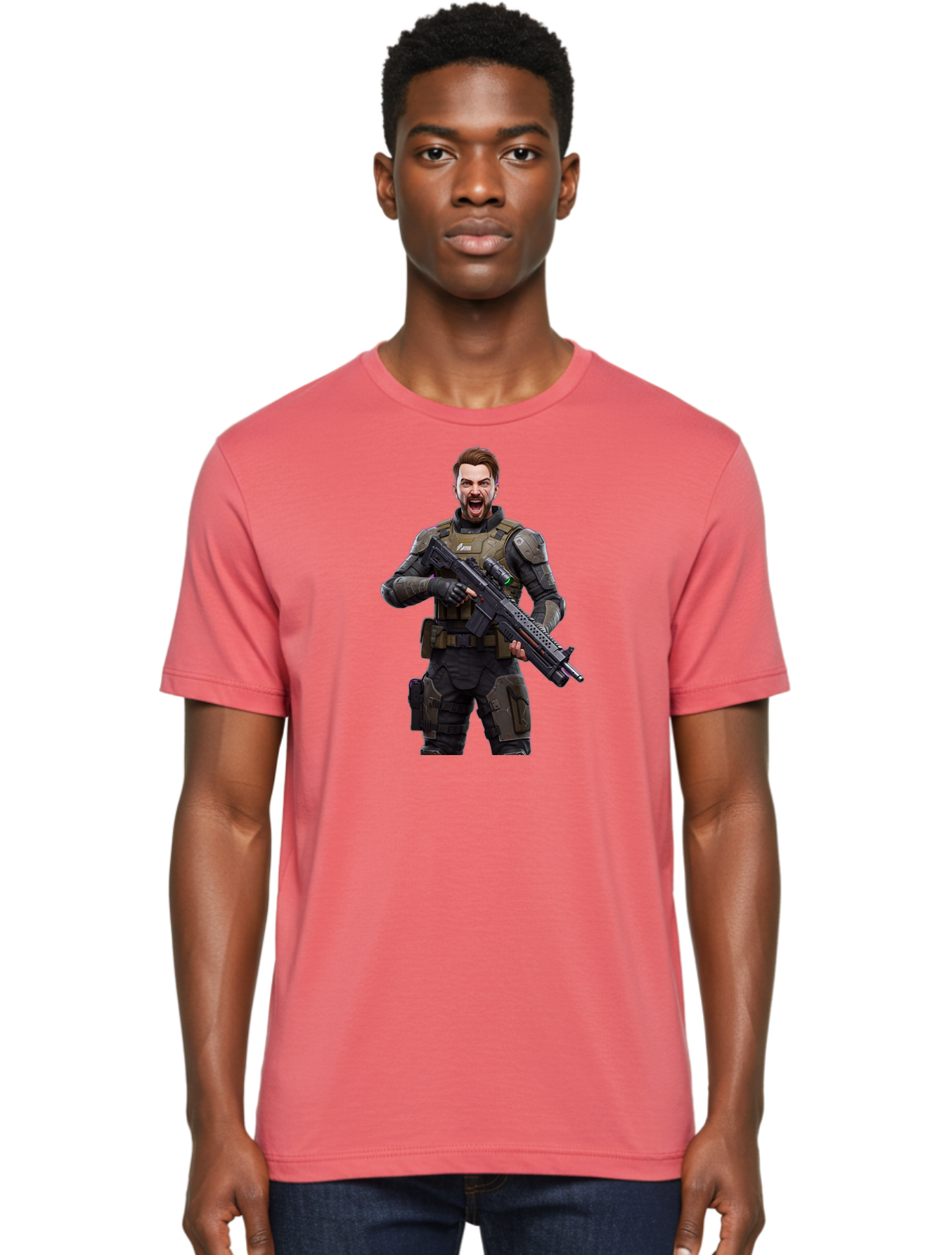 Soldier-With-Rifle Men'S Graphic Tee, 100% Cotton, Comfortable Casual Summer Wear, Machine Washable, Vintage Camera, Old Camera, Antique Camera, Black Camera, Classic Photography, Photography Equipment, Nostalgic Device, Film Camera, Bah161