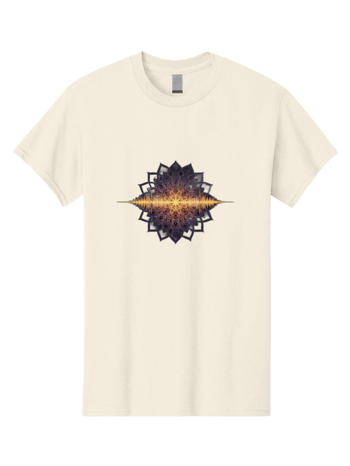 Sound-Wave-Mandala Men'S Graphic Tee, 100% Cotton, Comfortable Casual Summer Wear, Machine Washable, Vintage Camera, Old Camera, Antique Camera, Black Camera, Classic Photography, Photography Equipment, Nostalgic Device, Film Camera, Bah163