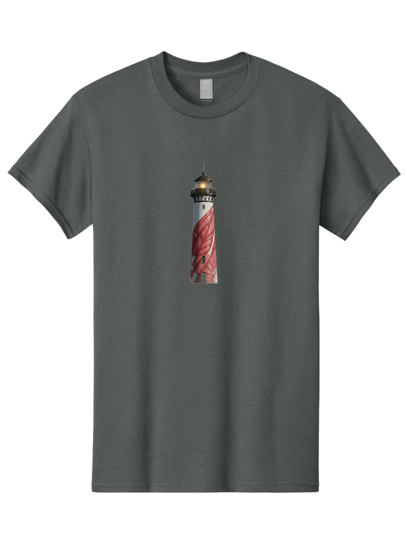 St-Augustine-Lighthouse Men'S Graphic Tee, 100% Cotton, Comfortable Casual Summer Wear, Machine Washable, Vintage Camera, Old Camera, Antique Camera, Black Camera, Classic Photography, Photography Equipment, Nostalgic Device, Film Camera, Bah169