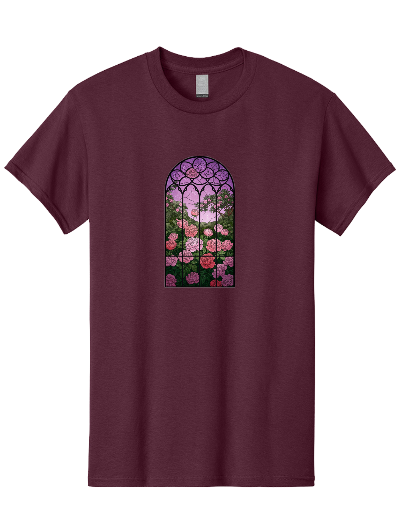 Stained-Glass-Window Men'S Graphic Tee, 100% Cotton, Comfortable Casual Summer Wear, Machine Washable, Vintage Camera, Old Camera, Antique Camera, Black Camera, Classic Photography, Photography Equipment, Nostalgic Device, Film Camera, Bah175