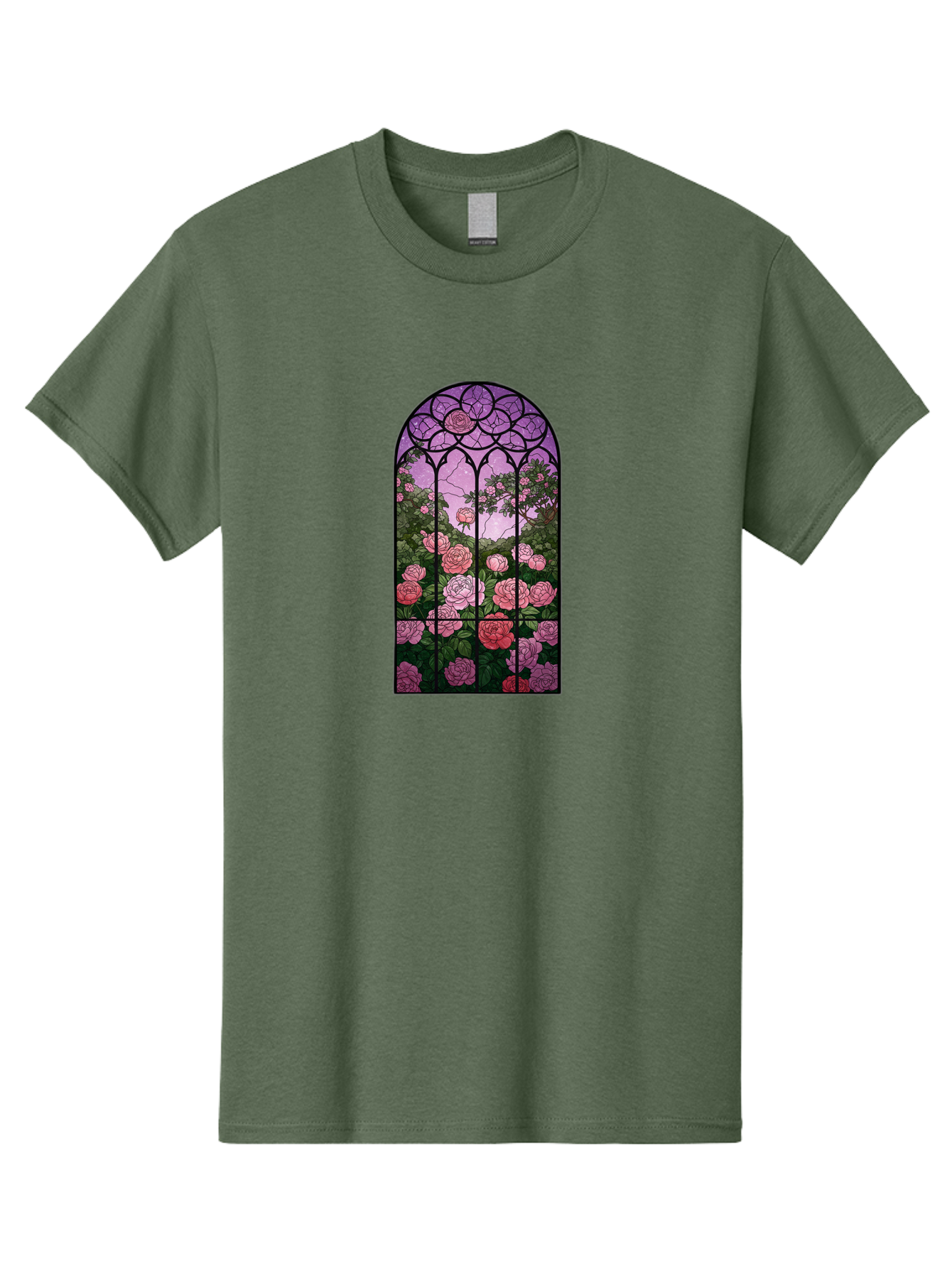 Stained-Glass-Window Men'S Graphic Tee, 100% Cotton, Comfortable Casual Summer Wear, Machine Washable, Vintage Camera, Old Camera, Antique Camera, Black Camera, Classic Photography, Photography Equipment, Nostalgic Device, Film Camera, Bah175