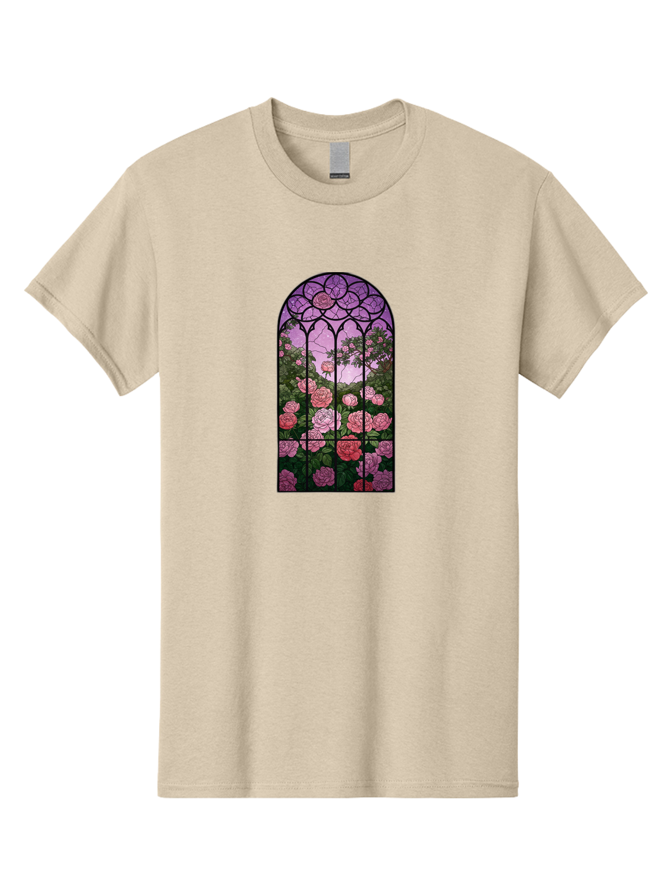 Stained-Glass-Window Men'S Graphic Tee, 100% Cotton, Comfortable Casual Summer Wear, Machine Washable, Vintage Camera, Old Camera, Antique Camera, Black Camera, Classic Photography, Photography Equipment, Nostalgic Device, Film Camera, Bah175