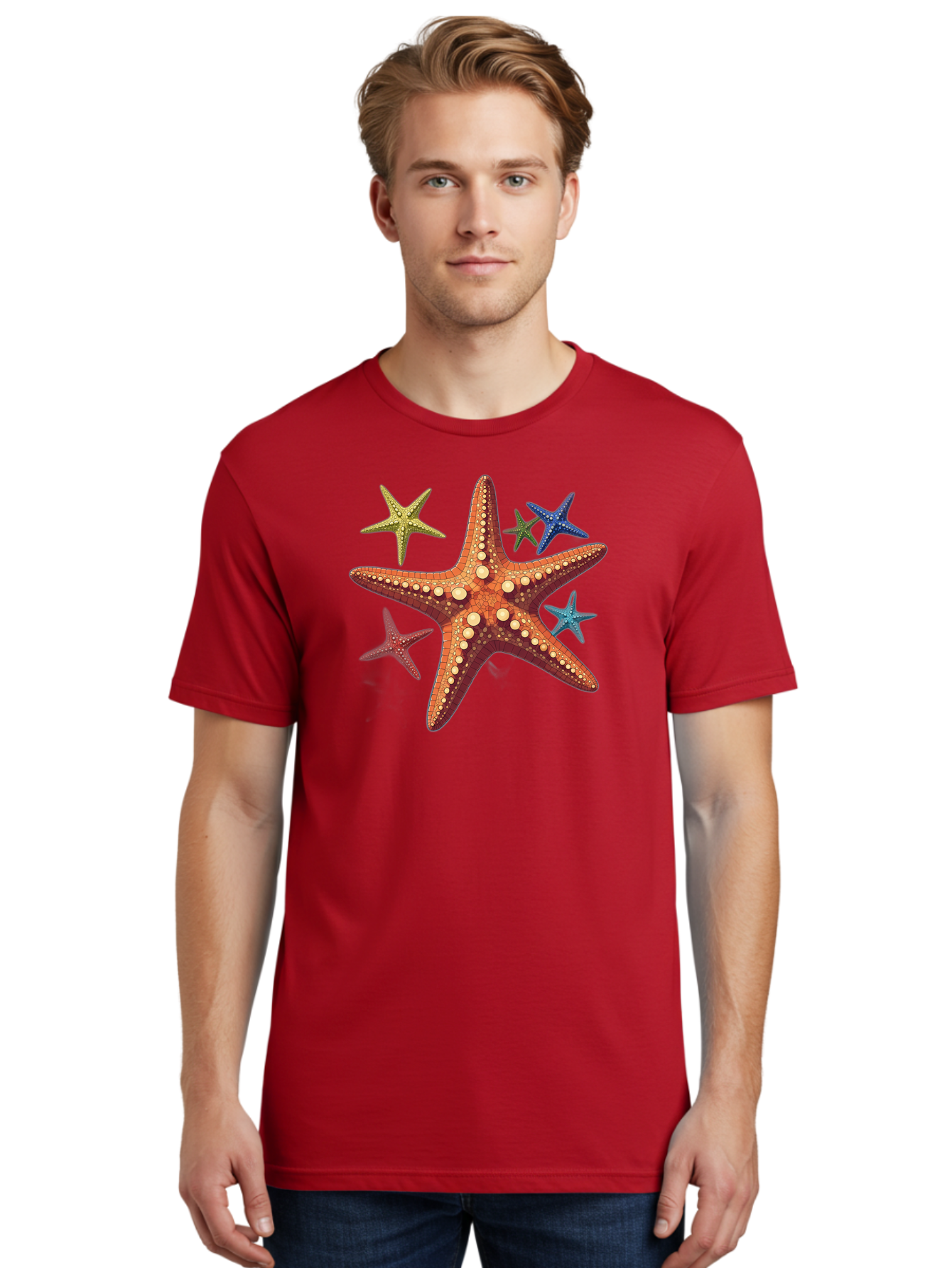 Starfish-Set Men'S Graphic Tee, 100% Cotton, Comfortable Casual Summer Wear, Machine Washable, Vintage Camera, Old Camera, Antique Camera, Black Camera, Classic Photography, Photography Equipment, Nostalgic Device, Film Camera, Camera Art Bah178