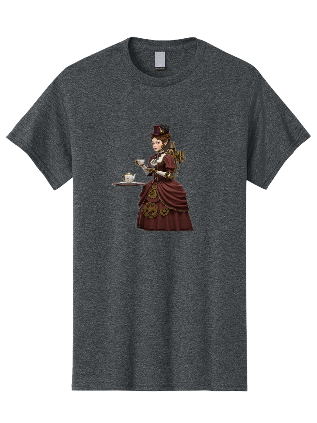 Steampunk-Lady Men'S Graphic Tee, 100% Cotton, Comfortable Casual Summer Wear, Machine Washable, Vintage Camera, Old Camera, Antique Camera, Black Camera, Classic Photography, Photography Equipment, Nostalgic Device, Film Camera, Camera Art Bah185