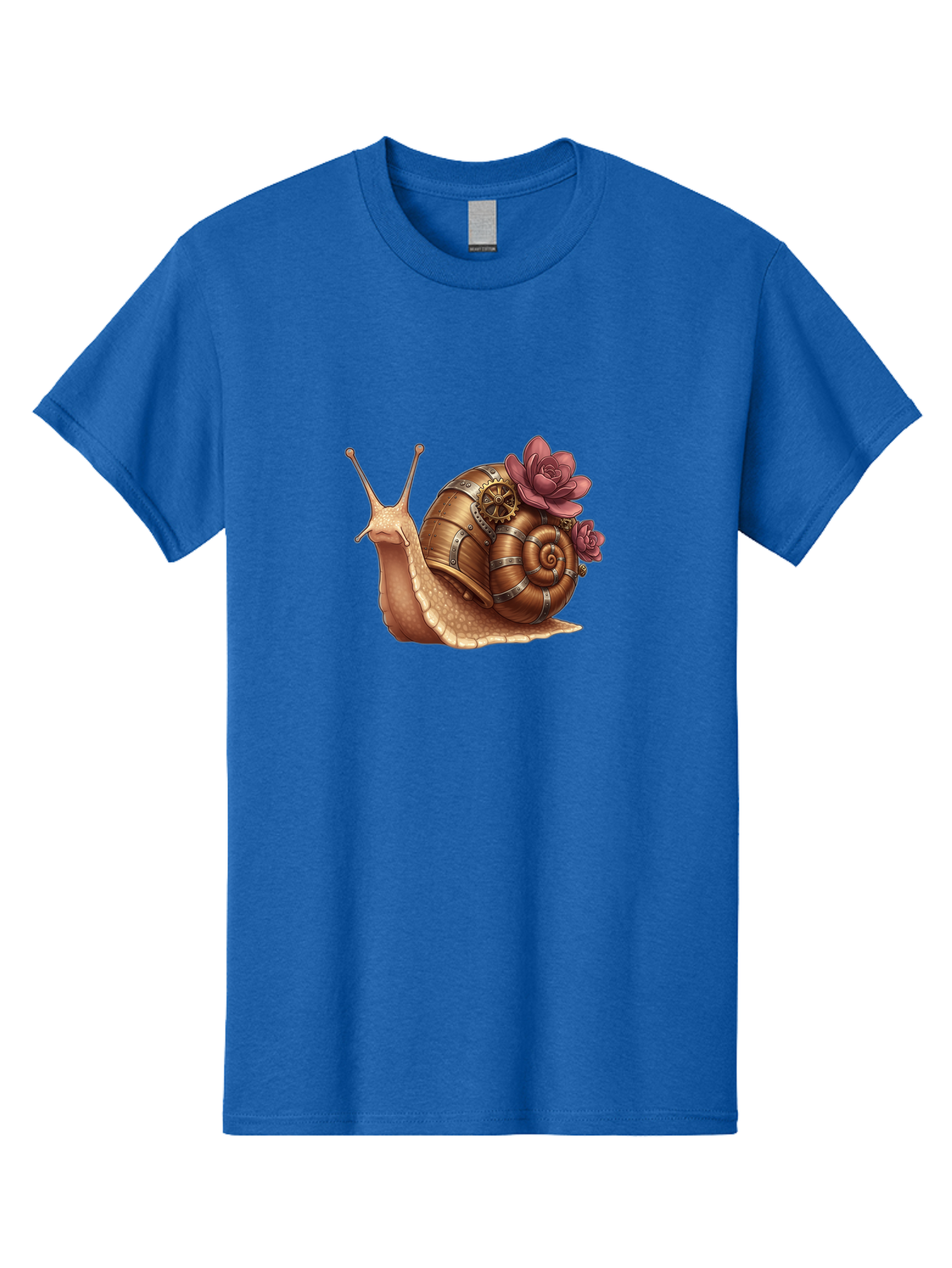 Steampunk-Snail Men'S Graphic Tee, 100% Cotton, Comfortable Casual Summer Wear, Machine Washable, Vintage Camera, Old Camera, Antique Camera, Black Camera, Classic Photography, Photography Equipment, Nostalgic Device, Film Camera, Camera Art Bah188