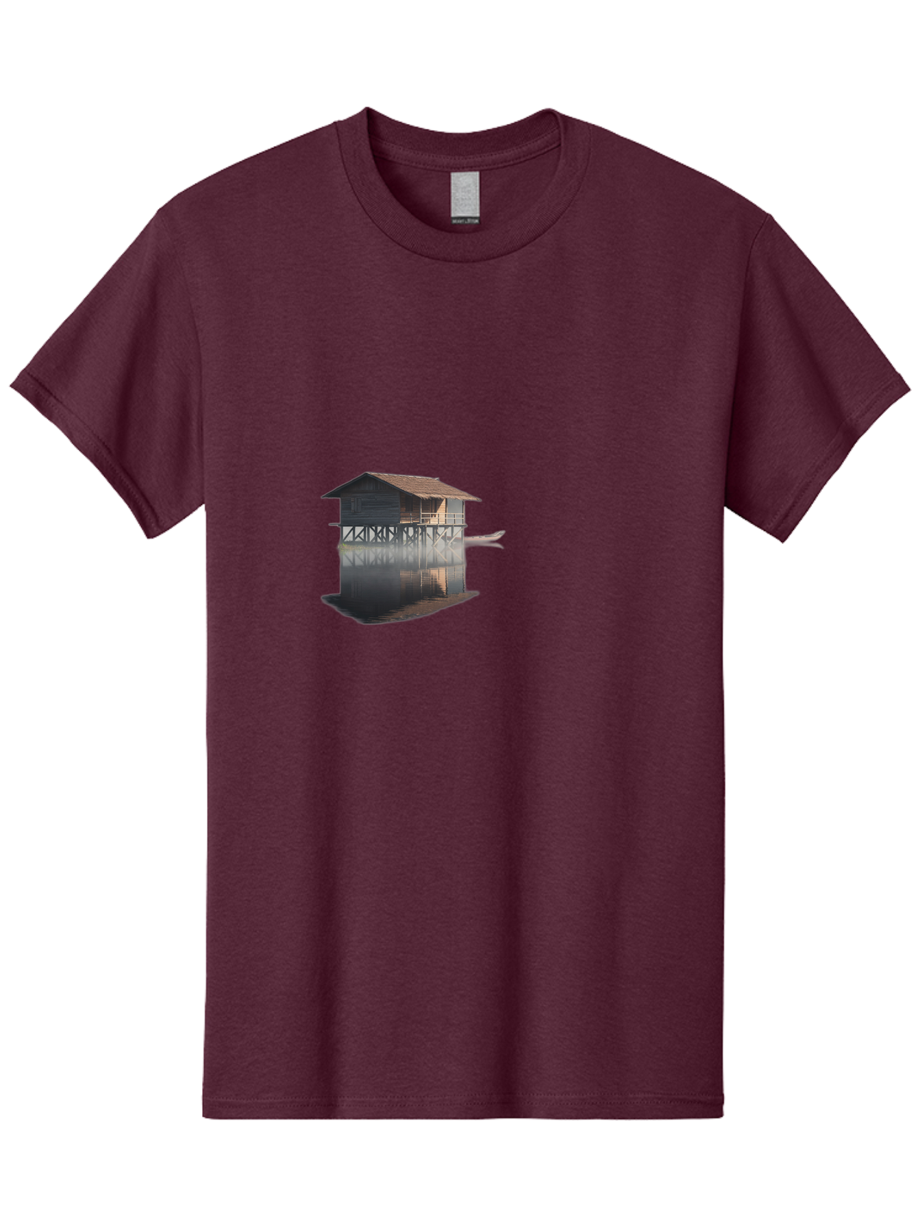 Stilt-House-1 Men'S Graphic Tee, 100% Cotton, Comfortable Casual Summer Wear, Machine Washable, Vintage Camera, Old Camera, Antique Camera, Black Camera, Classic Photography, Photography Equipment, Nostalgic Device, Film Camera, Camera Art Bah189