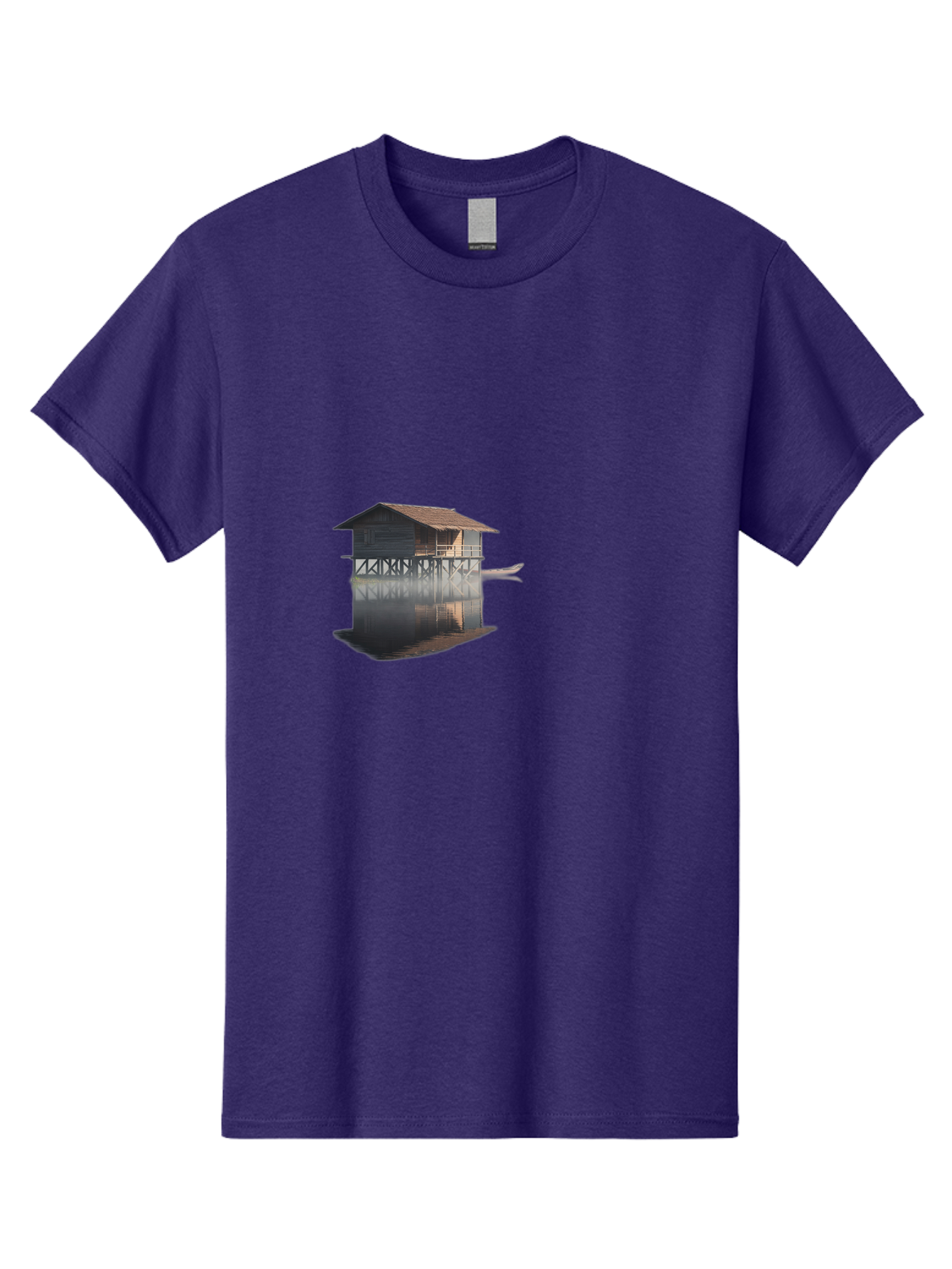 Stilt-House-1 Men'S Graphic Tee, 100% Cotton, Comfortable Casual Summer Wear, Machine Washable, Vintage Camera, Old Camera, Antique Camera, Black Camera, Classic Photography, Photography Equipment, Nostalgic Device, Film Camera, Camera Art Bah189