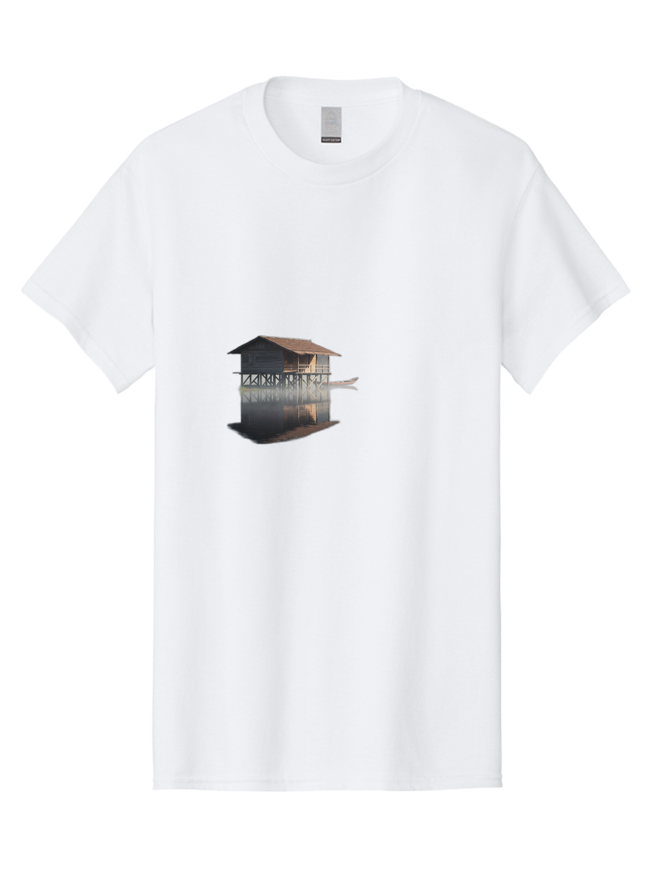 Stilt-House-1 Men'S Graphic Tee, 100% Cotton, Comfortable Casual Summer Wear, Machine Washable, Vintage Camera, Old Camera, Antique Camera, Black Camera, Classic Photography, Photography Equipment, Nostalgic Device, Film Camera, Camera Art Bah189