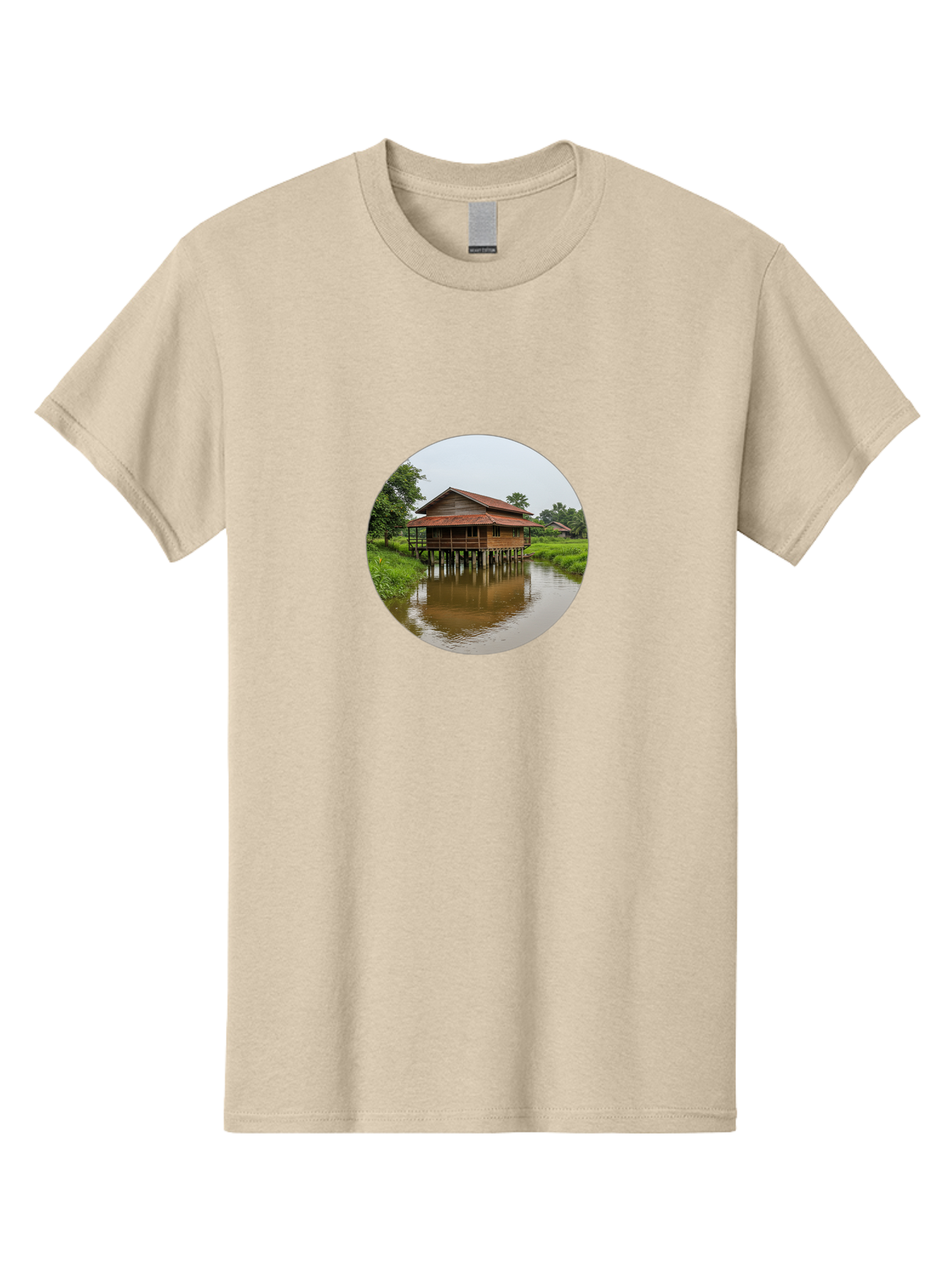 Stilt-House-2 Men'S Graphic Tee, 100% Cotton, Comfortable Casual Summer Wear, Machine Washable, Vintage Camera, Old Camera, Antique Camera, Black Camera, Classic Photography, Photography Equipment, Nostalgic Device, Film Camera, Camera Art Bah190