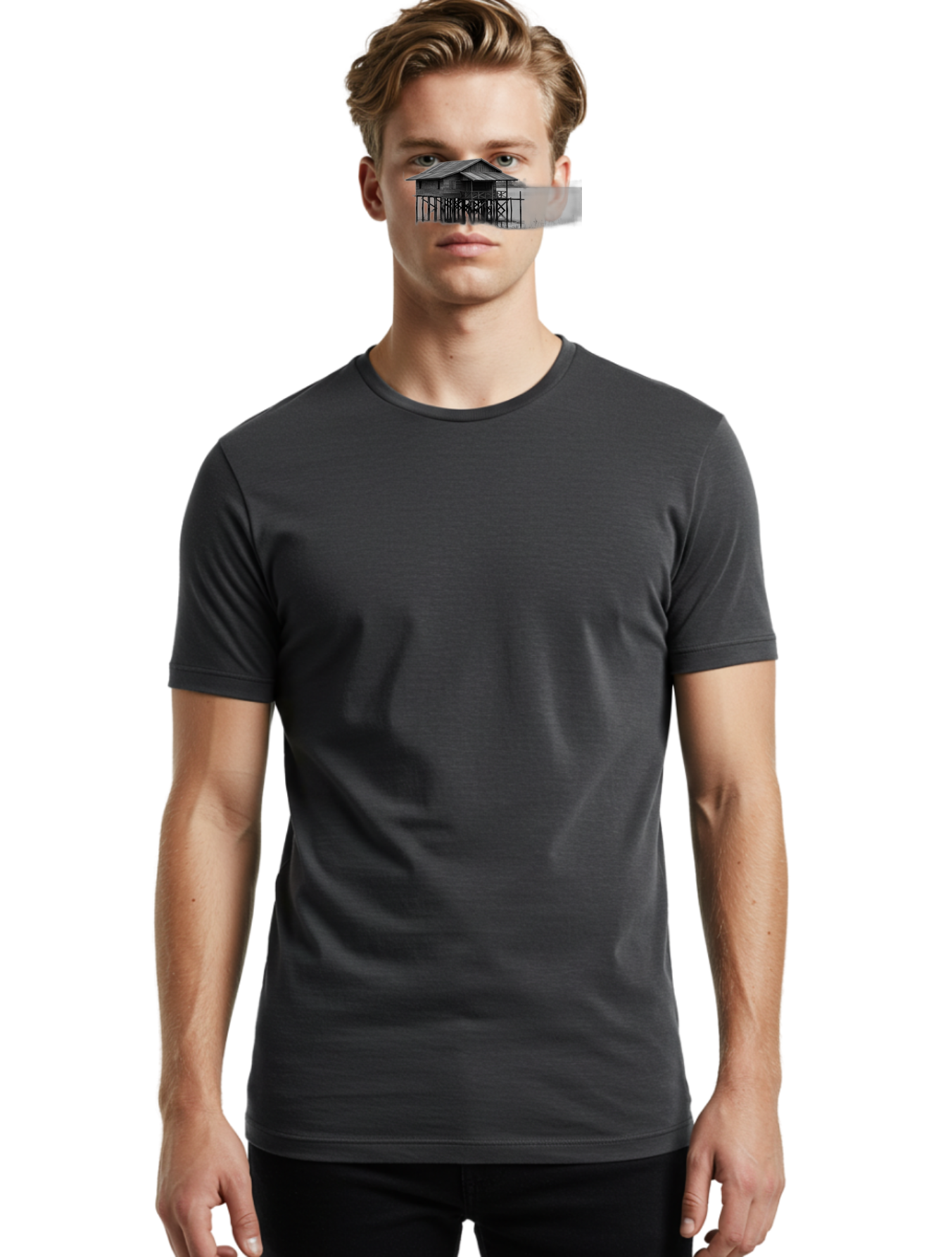 Stilt-House Men'S Graphic Tee, 100% Cotton, Comfortable Casual Summer Wear, Machine Washable, Vintage Camera, Old Camera, Antique Camera, Black Camera, Classic Photography, Photography Equipment, Nostalgic Device, Film Camera, Camera Art Bah191