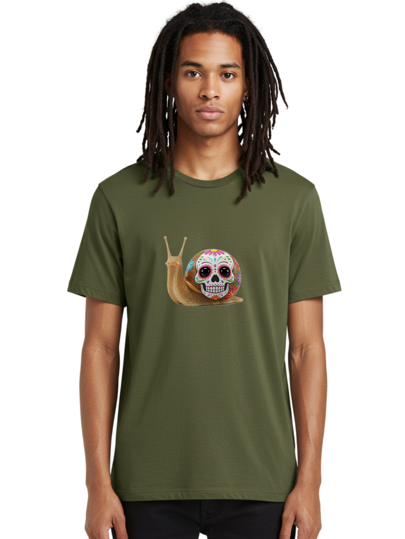 Sugar-Skull-Snail Men'S Graphic Tee, 100% Cotton, Comfortable Casual Summer Wear, Machine Washable, Vintage Camera, Old Camera, Antique Camera, Black Camera, Classic Photography, Photography Equipment, Nostalgic Device, Film Camera, Camera Art Bah199
