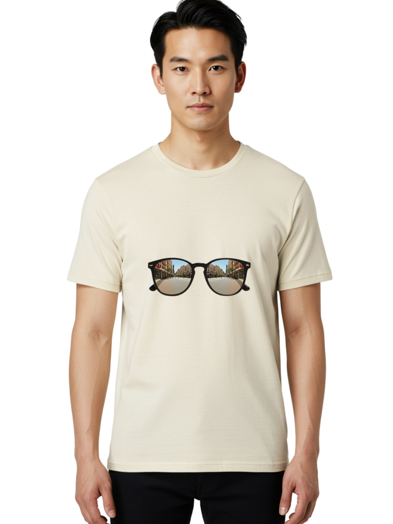 Sunglasses Men'S Graphic Tee, 100% Cotton, Comfortable Casual Summer Wear, Machine Washable, Vintage Camera, Old Camera, Antique Camera, Black Camera, Classic Photography, Photography Equipment, Nostalgic Device, Film Camera, Camera Art Bah204