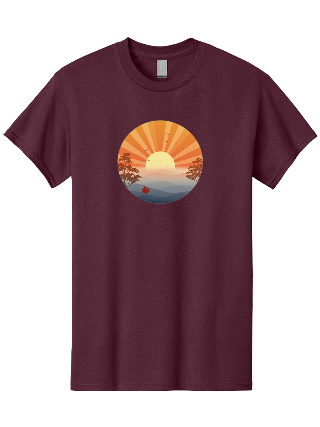 Sunset-Landscape Men'S Graphic Tee, 100% Cotton, Comfortable Casual Summer Wear, Machine Washable, Vintage Camera, Old Camera, Antique Camera, Black Camera, Classic Photography, Photography Equipment, Nostalgic Device, Film Camera, Camera Art Bah208